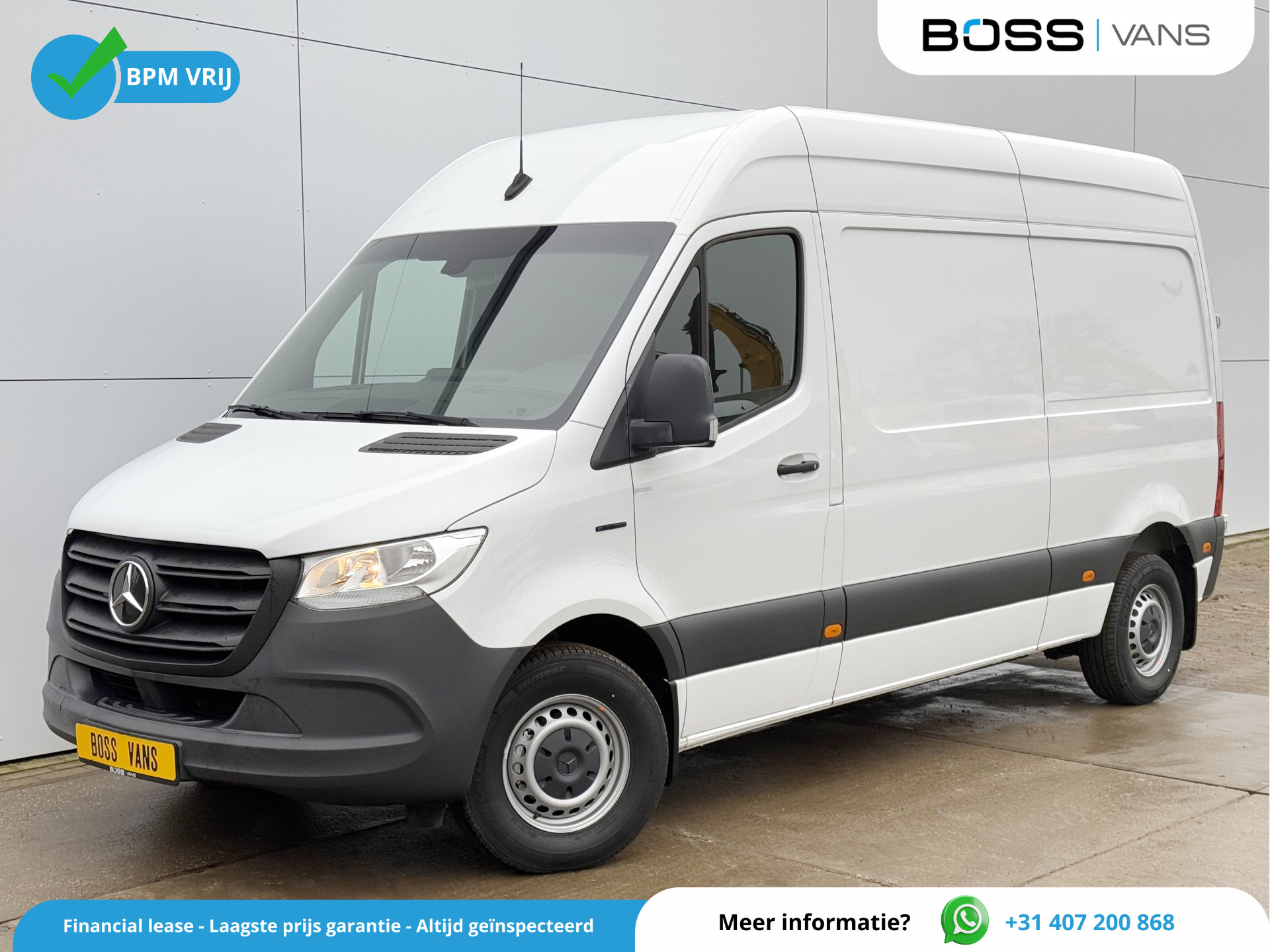 Mercedes-Benz eSprinter 312 L2H2 55kWh AIRCO  168km Actieradius Binnen 30 Minuten VOL Snellader