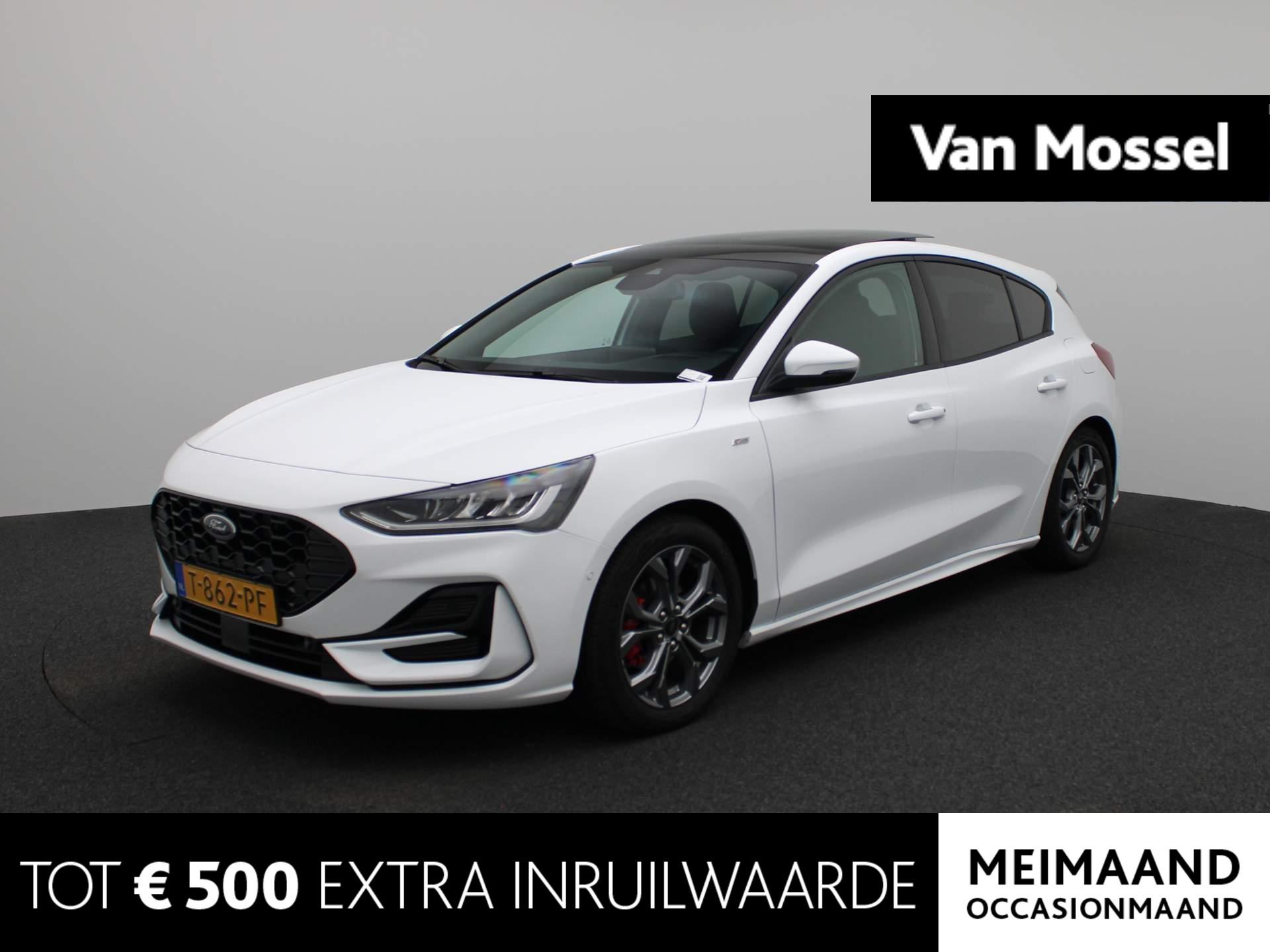 Ford Focus 1.0 EcoBoost Hybrid ST Line Style Automaat | Panoramadak | | Afneembare Trekhaak | Head-up display | Navigatie | Camera | Schuifdak | LMV | LED | ECC | Apple carplay | DAB
