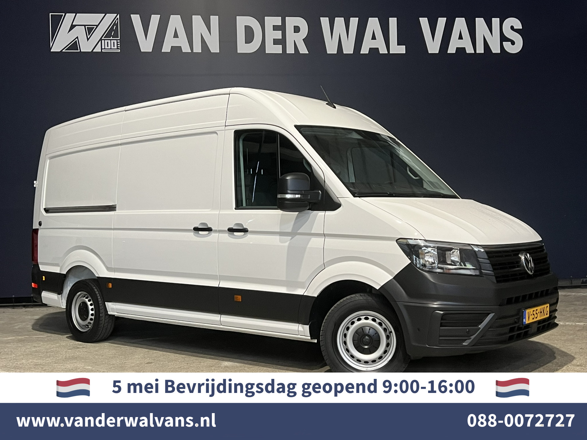 Volkswagen Crafter 2.0 TDI 140pk Automaat L3H3 L2H2 Euro6 Airco | Camera | Apple Carplay Android Auto, 270 Graden achterdeuren, Parkeersensoren