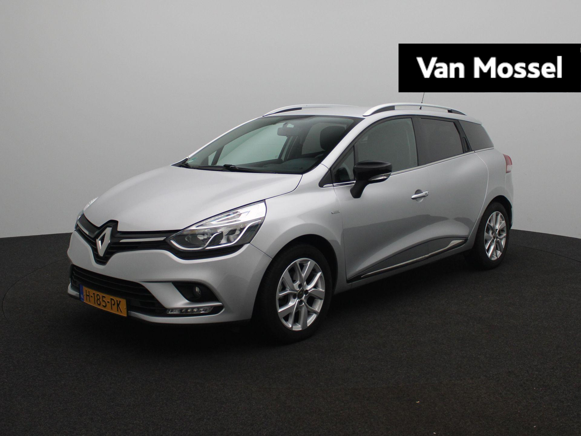 Renault Clio Estate TCe 90 Limited | Medianav | Airco | Lichtmetalen velgen | Parkeersensoren achter | Omlijsting ramen in Chrome | Renault Handsfree card | Metaalkleur |