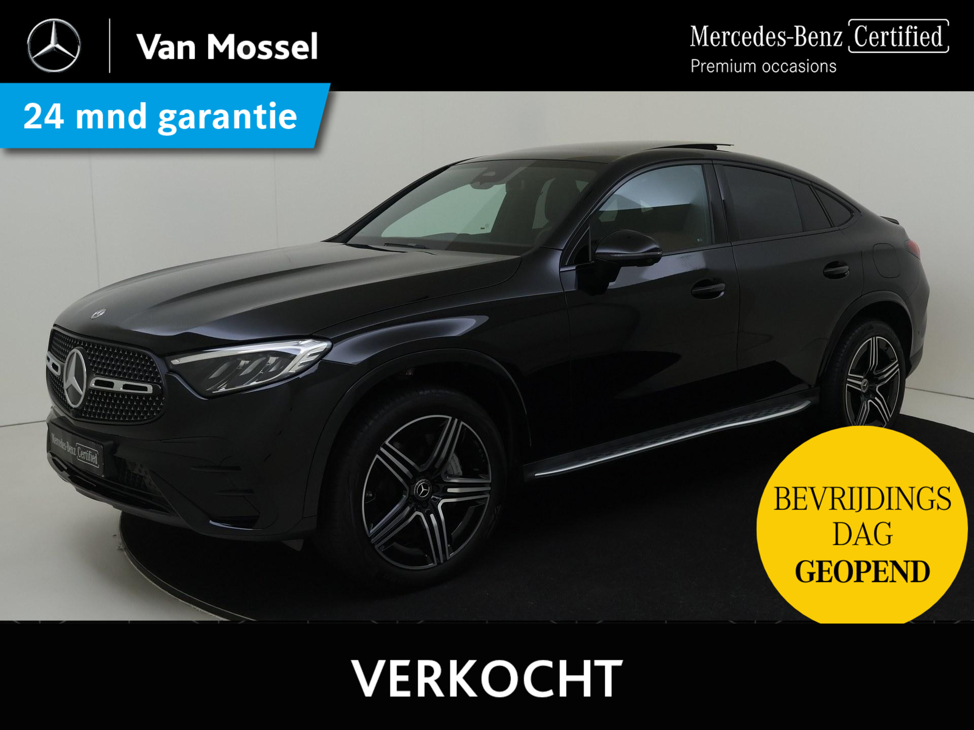 Mercedes-Benz GLC Coupé 300e 4MATIC AMG Line / Stoelverwarming / 360Graden-Camera / Memory-Stoelen / Panaroma-schuifdak / Night-Pakket / Trekhaak /