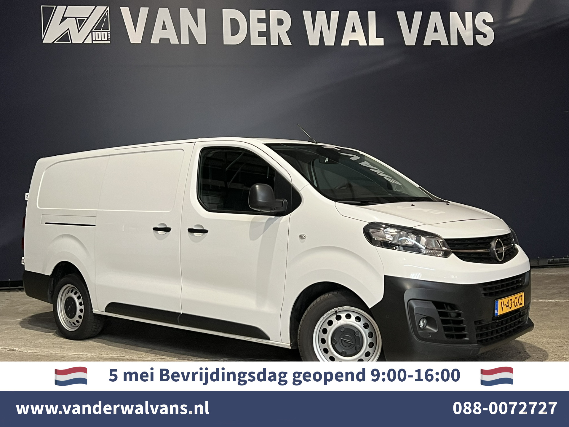 Opel Vivaro 2.0 CDTI 177pk Automaat L3H1 Euro6 Airco | Camera | Apple Carplay | Android Auto Cruisecontrol, Parkeersensoren, Bijrijdersbank, 2500kg trekvermogen