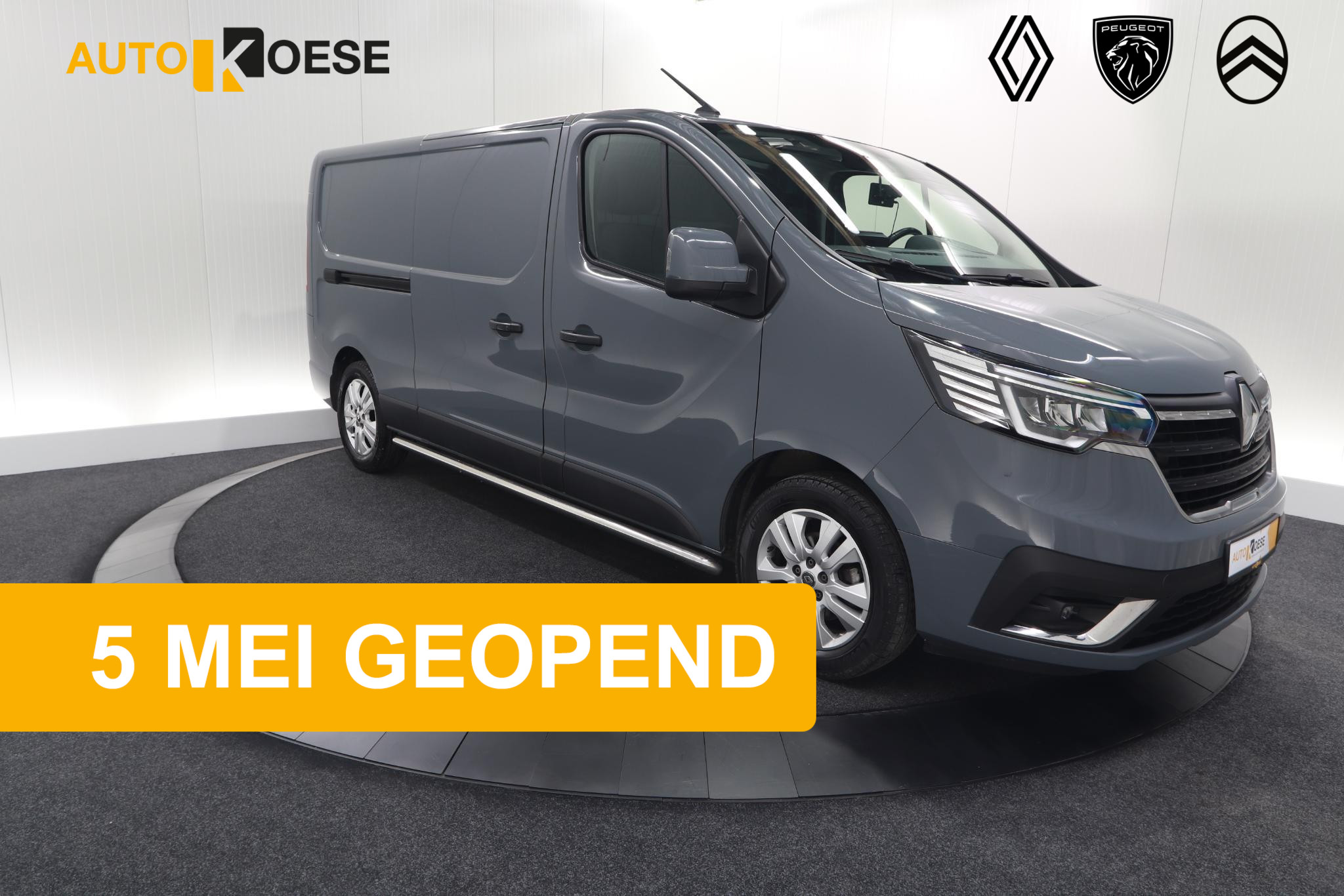 Renault Trafic 2.0 dCi 110 T30 L2H1 Work Edition | Trekhaak | Camera | Navigatie | Sidebars | Betimmering Laadruimte