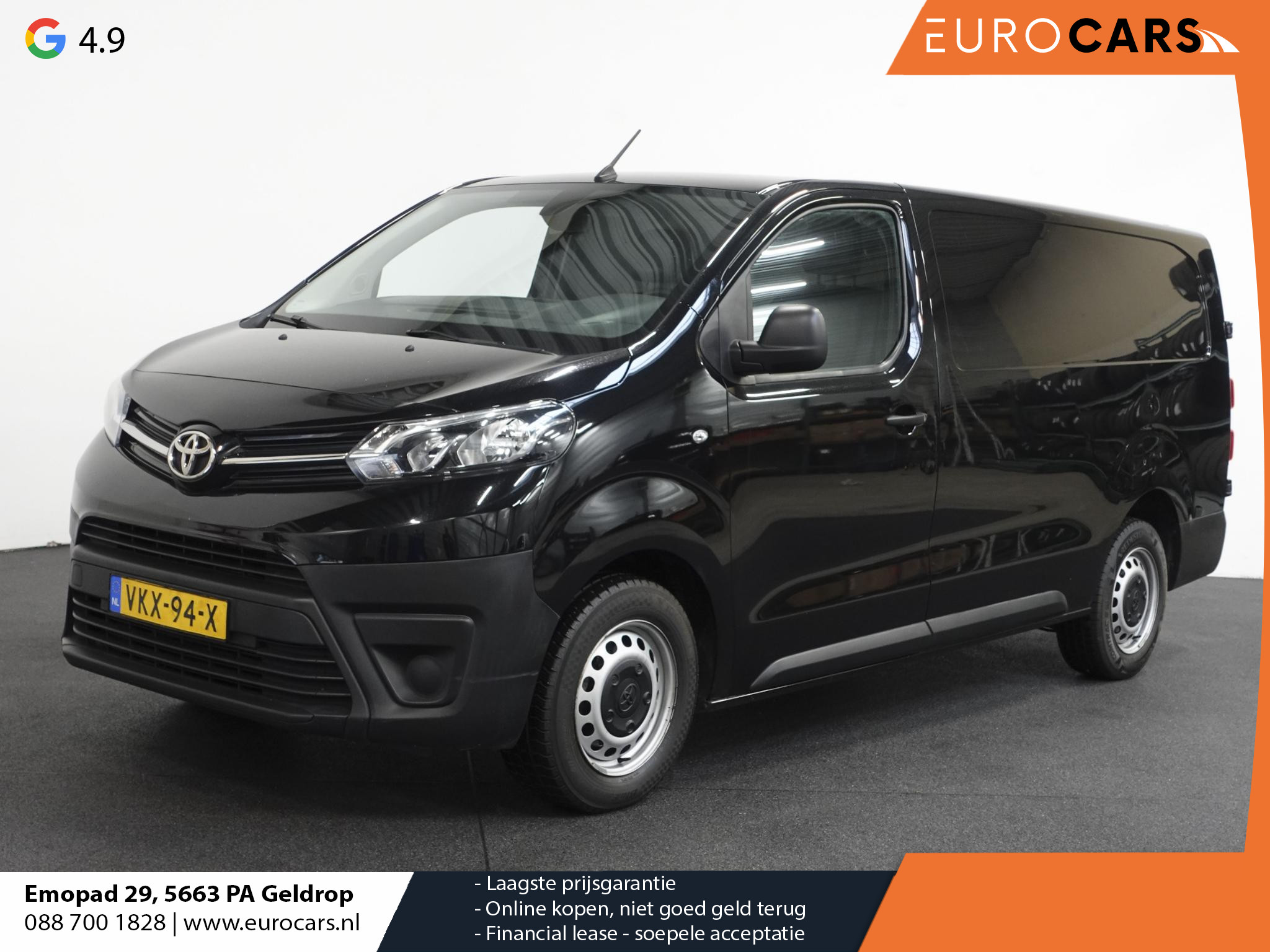 Toyota ProAce 2.0 122pk Automaat L3 Navigator Navi Trekhaak Airco Cruise control Euro6 *