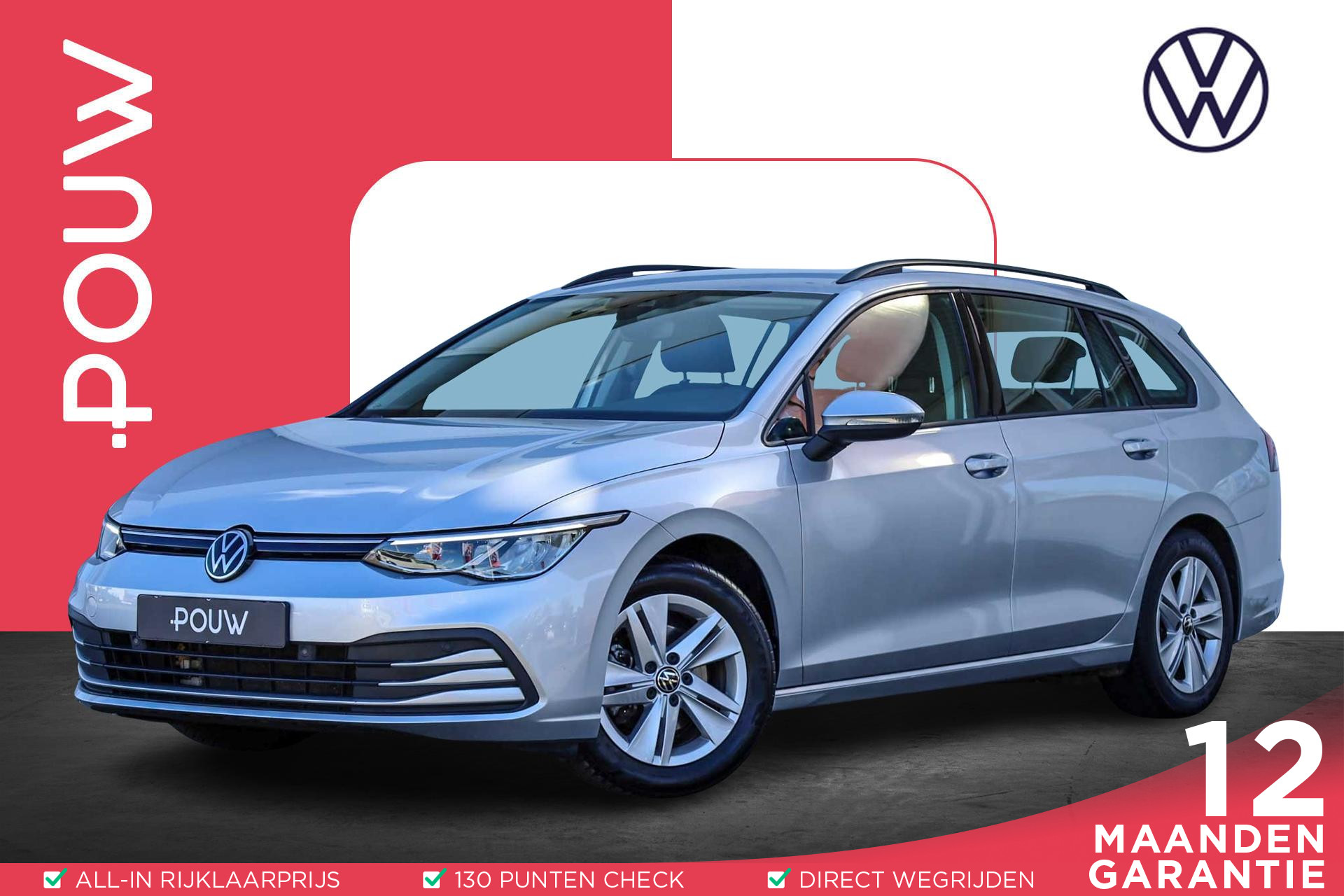 Volkswagen Golf Variant 1.0 TSI 110pk Life | Adaptive Cruise | Parkeersensoren | LED | DAB