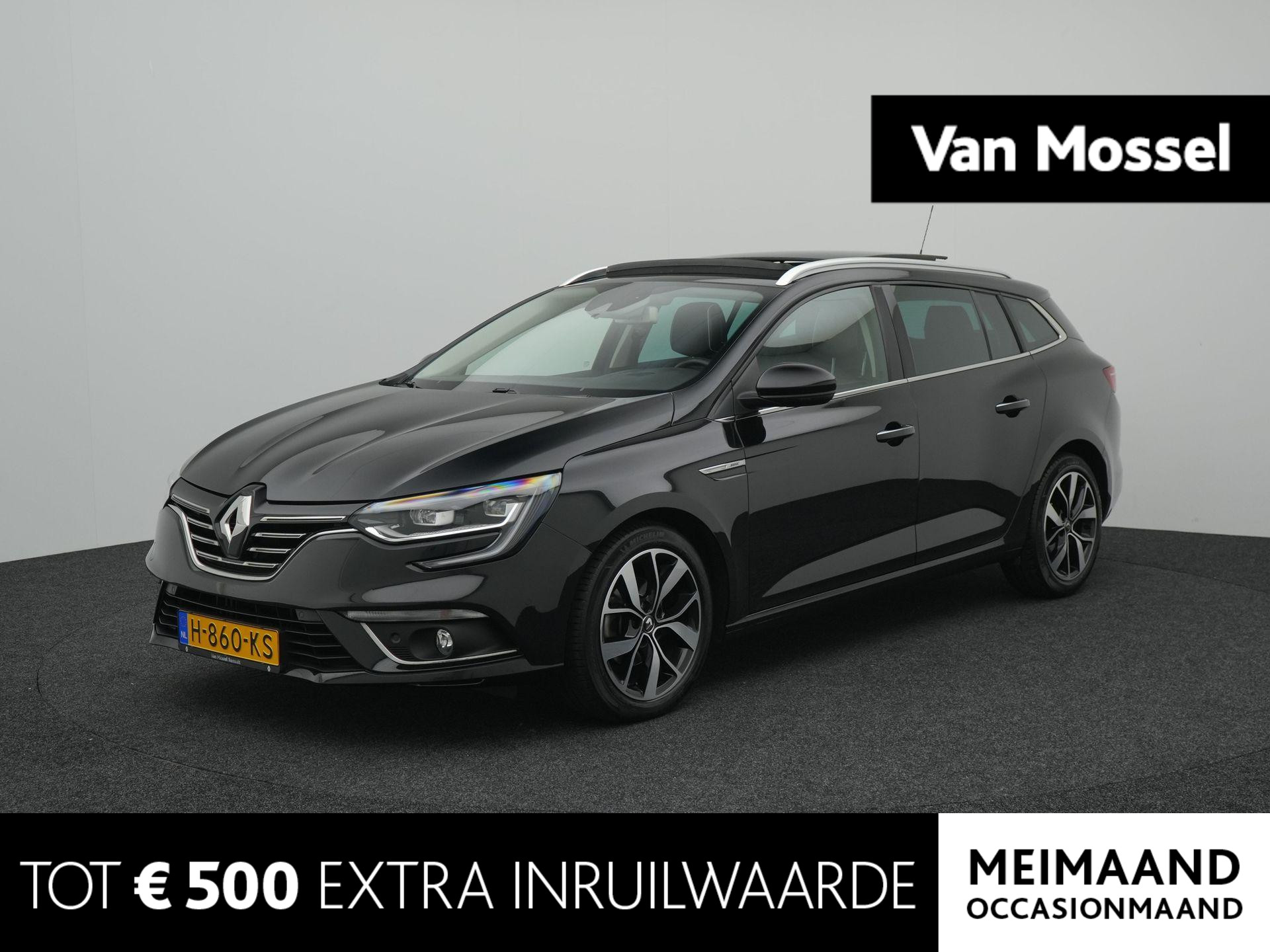 Renault Mégane Estate 1.3 TCe Bose PANORAMADAK | NAVIGATIE | HALF LEDEREN BEKLEDING | APPLE CARPLAY | CRUISE CONTROLE | LICHTMETALEN VELGEN | CAMERA | PDC | LED | DAB
