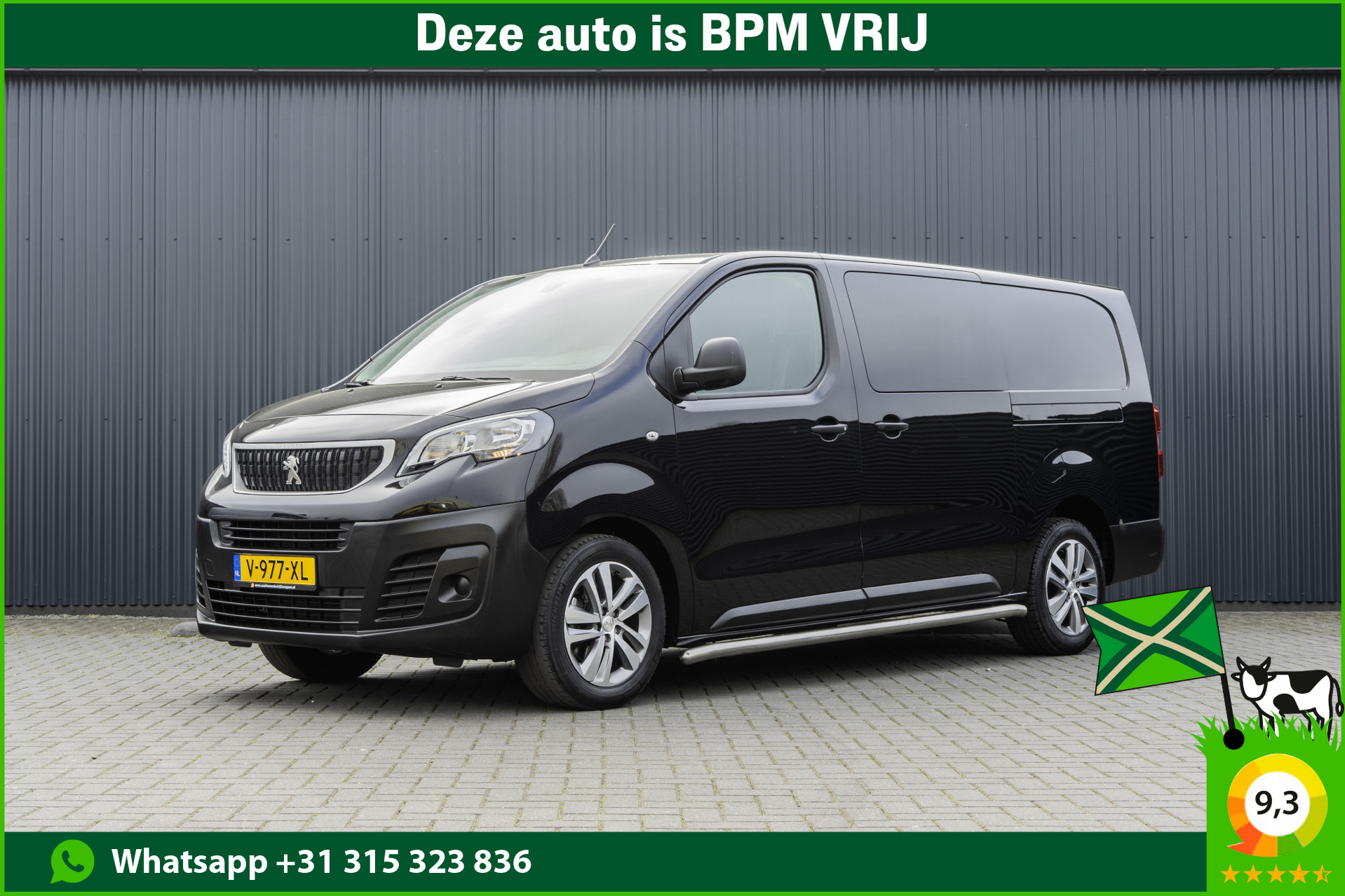 Peugeot Expert 2.0 BlueHDI L3H1 150PK | Euro 6 | Schuifdeur L+R | 3-Zits | Airco | Cruise |