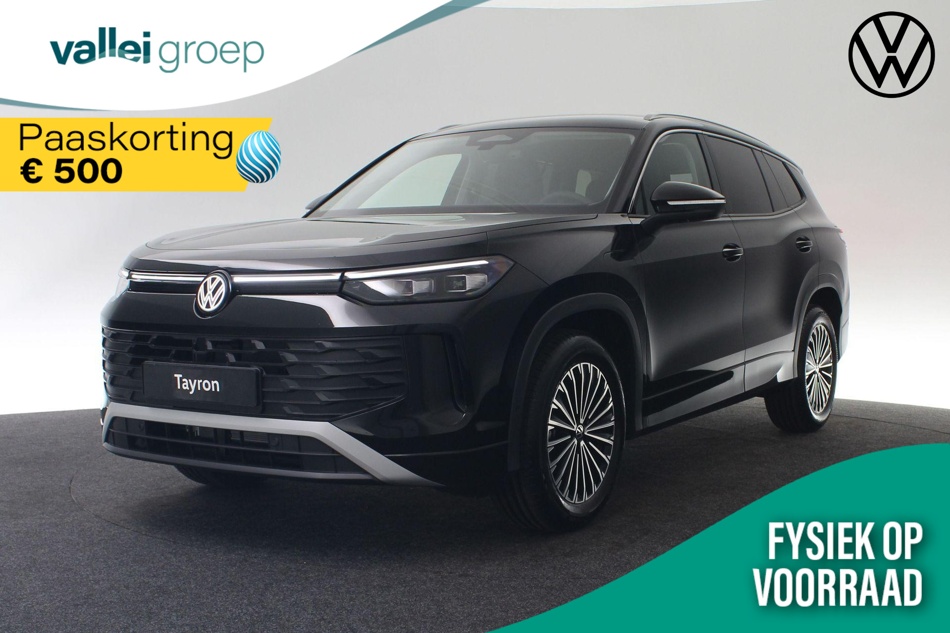 Volkswagen Tayron Life Edition 1.5 eHybrid 150 kW / 204 pk PHEV | IQ Light | Trekhaak | Camera | Stoelverwarming | Side Assist | 19 inch