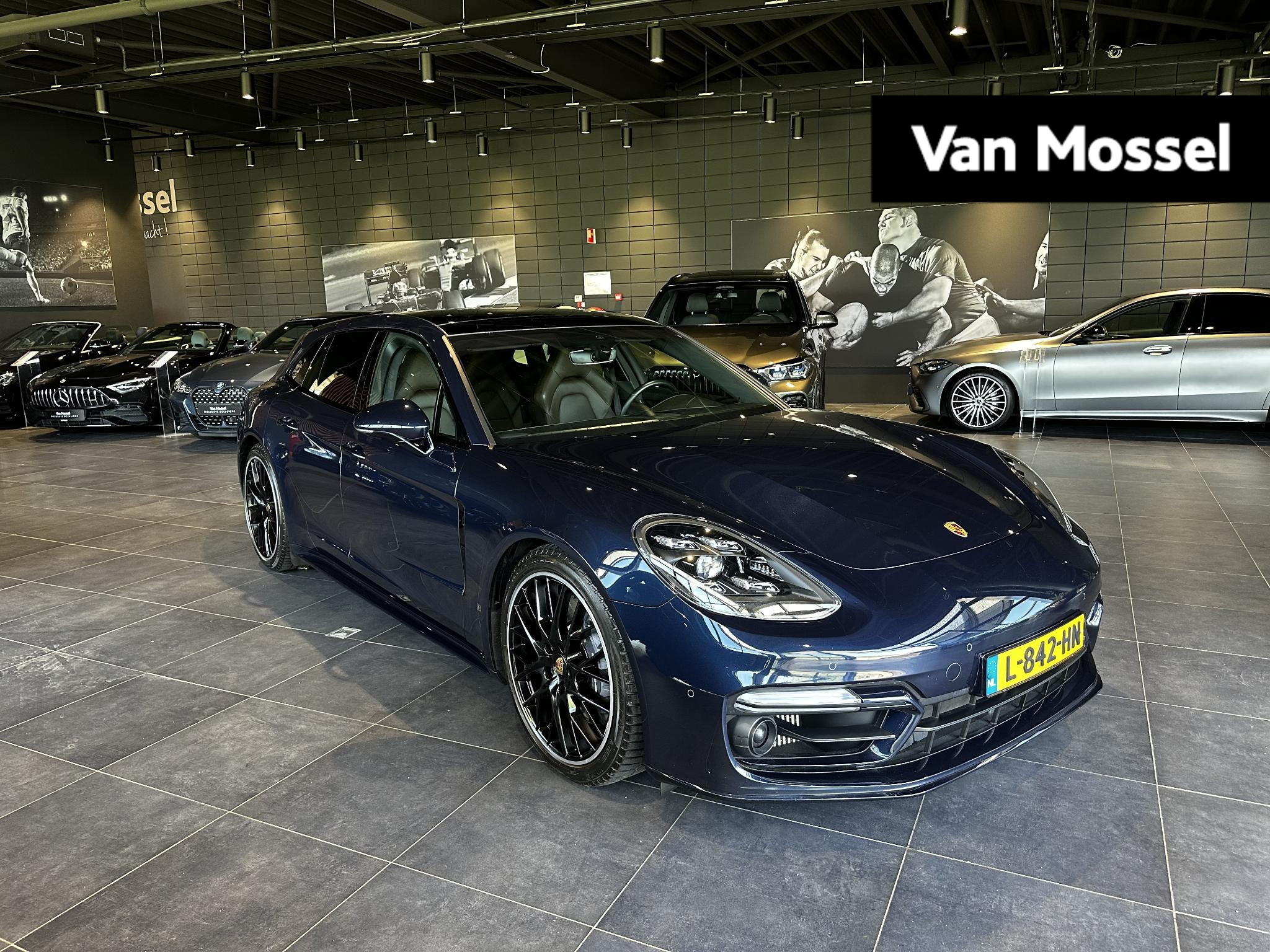 Porsche Panamera Sport Turismo 2.9 4 E-Hybrid | SPORTDESIGN | SPORTCHRONO | PDLS + | SOFTCLOSE | PANORAMADAK | LUCHTVERING | BOSE AUDIO | 18-WEG STOELEN | MEMORY SEATS | STOELVERWARMING + VERKOELING | SPORTUITLAAT |