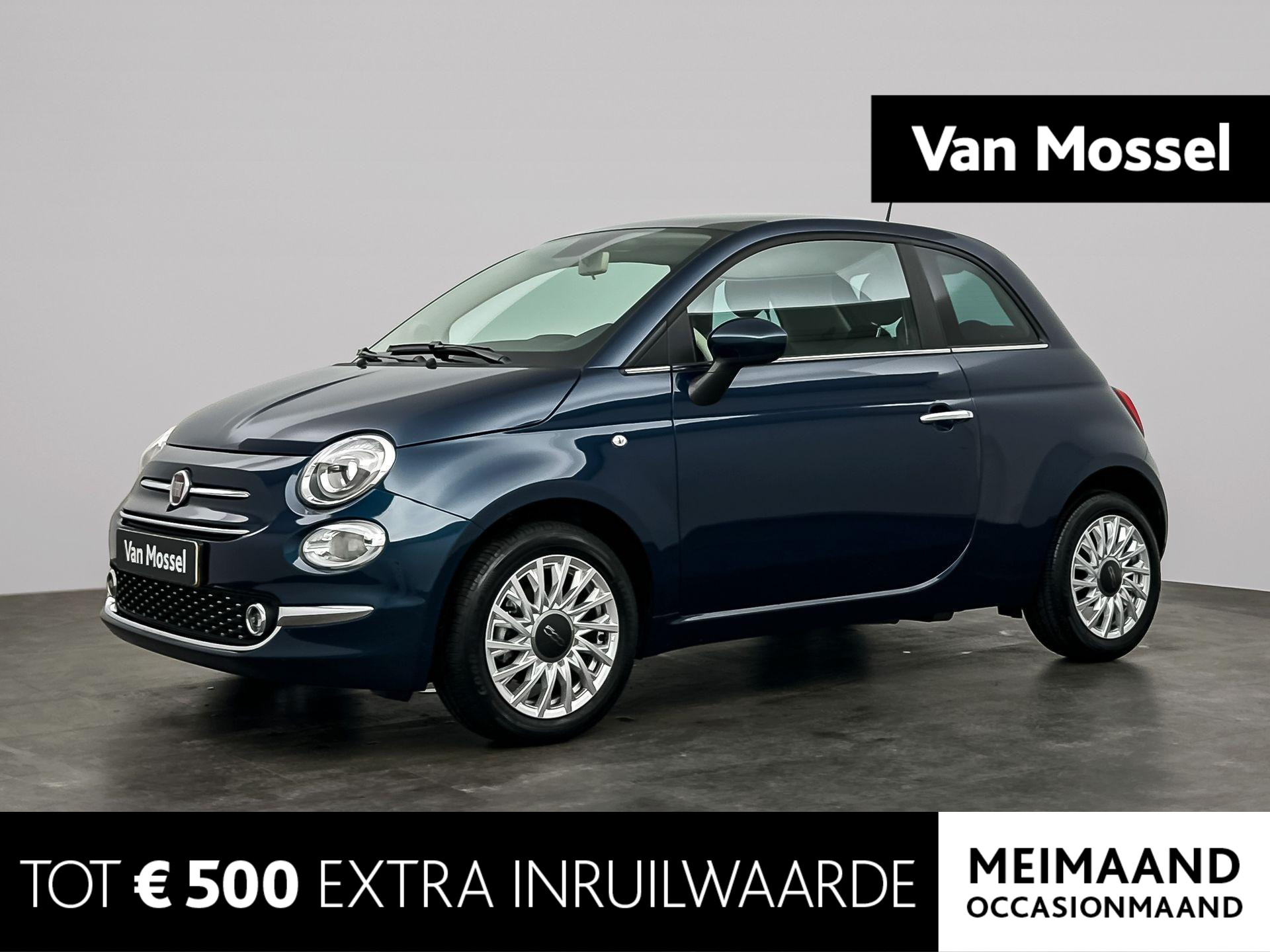 Fiat 500 1.0 Hybrid Dolcevita Navi | Panoramadak | Climate control | Lichtmetalen Velgen |