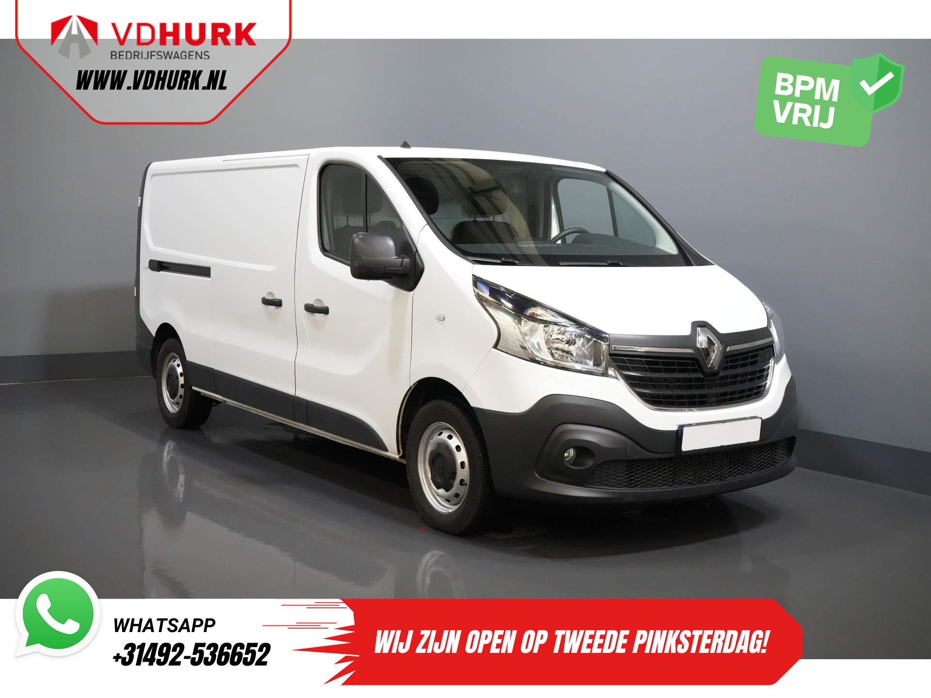 Renault Trafic 2.0 dCi 120 pk L2 3 Pers./ Keyless/ Airco/ PDC