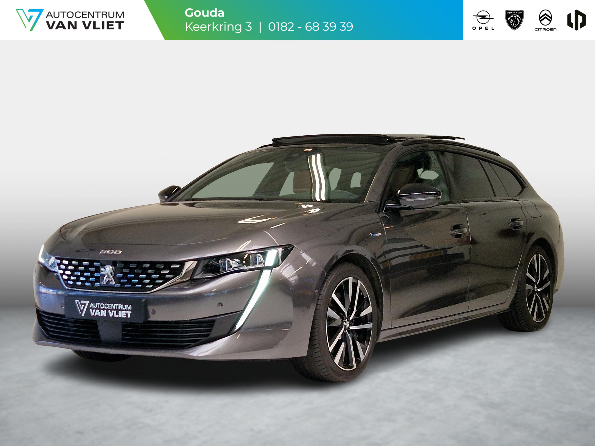 Peugeot 508 SW 1.6 HYbrid 225pk GT Line Trekhaak | Dakraam | Leder | Navigatie | Focal HiFi | Massagestoel