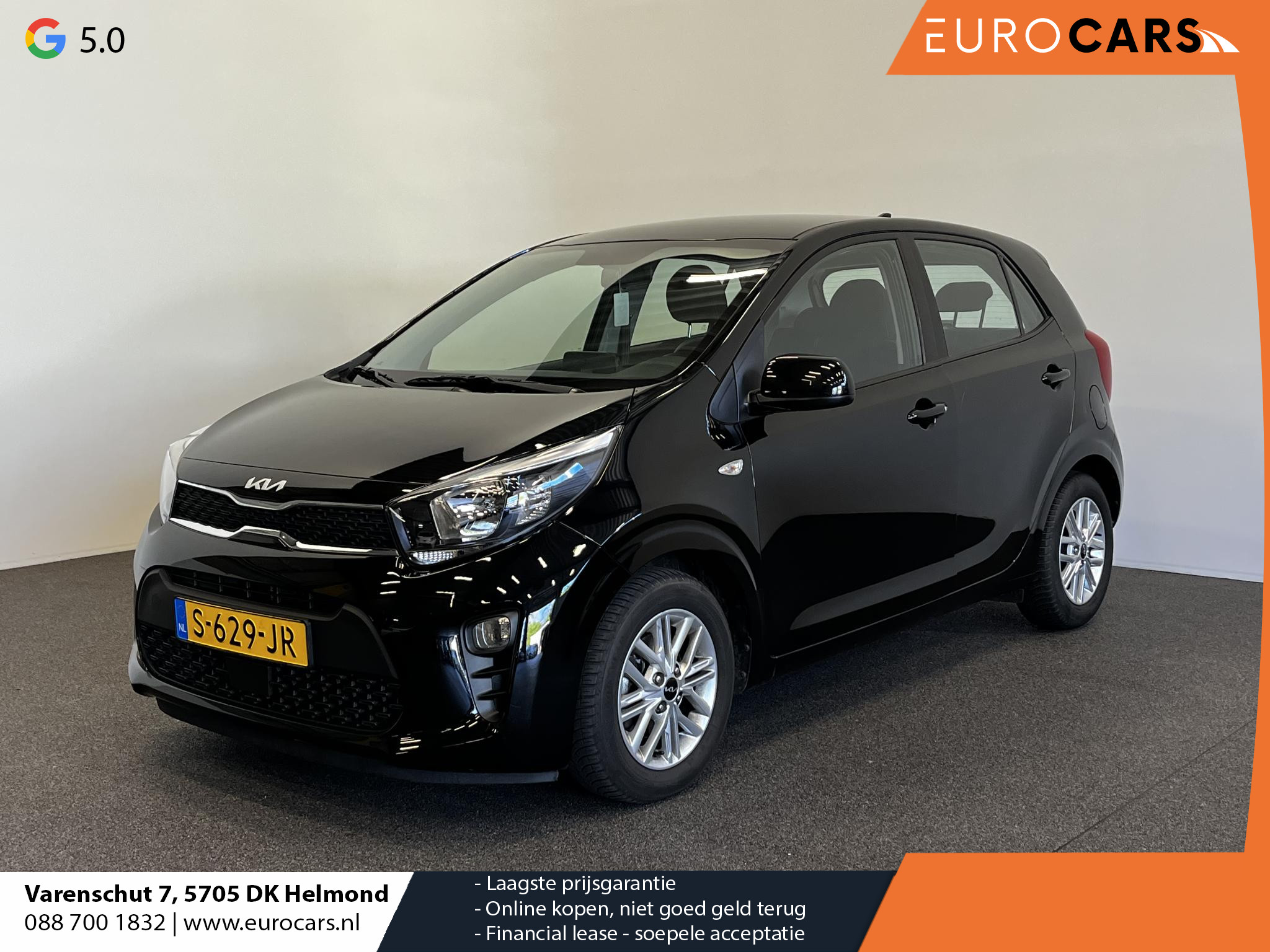 Kia Picanto 1.0 DPi DynamicLine Navigatie Apple Carplay/Android Auto Camera Cruise Control Getinte ramen Lichtmetalen velgen Airco