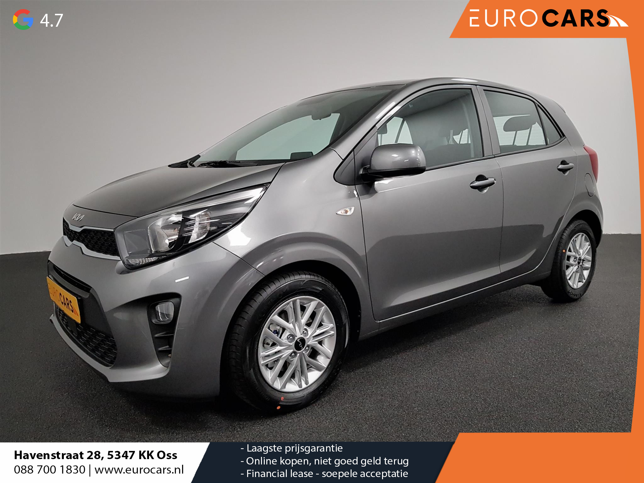 Kia Picanto 1.0 DPi DynamicLine Automaat Navigatie Apple Carplay/Android Auto Airco Camera DAB Lichtmetalen velgen Bluetooth