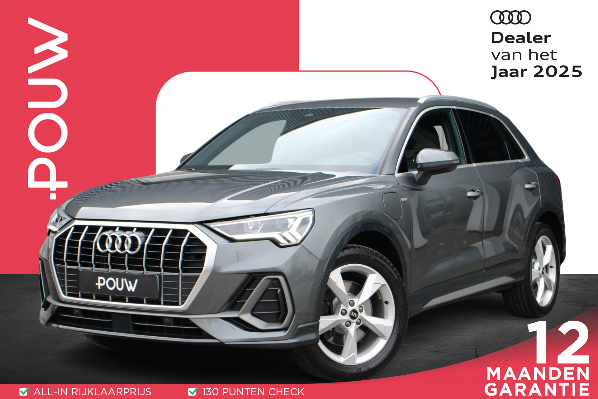 Audi Q3 45 TFSIe 245pk S Edition | Achteruitrijcamera | Stoelverwarming | Keyless Entry | Dodehoek Sensor