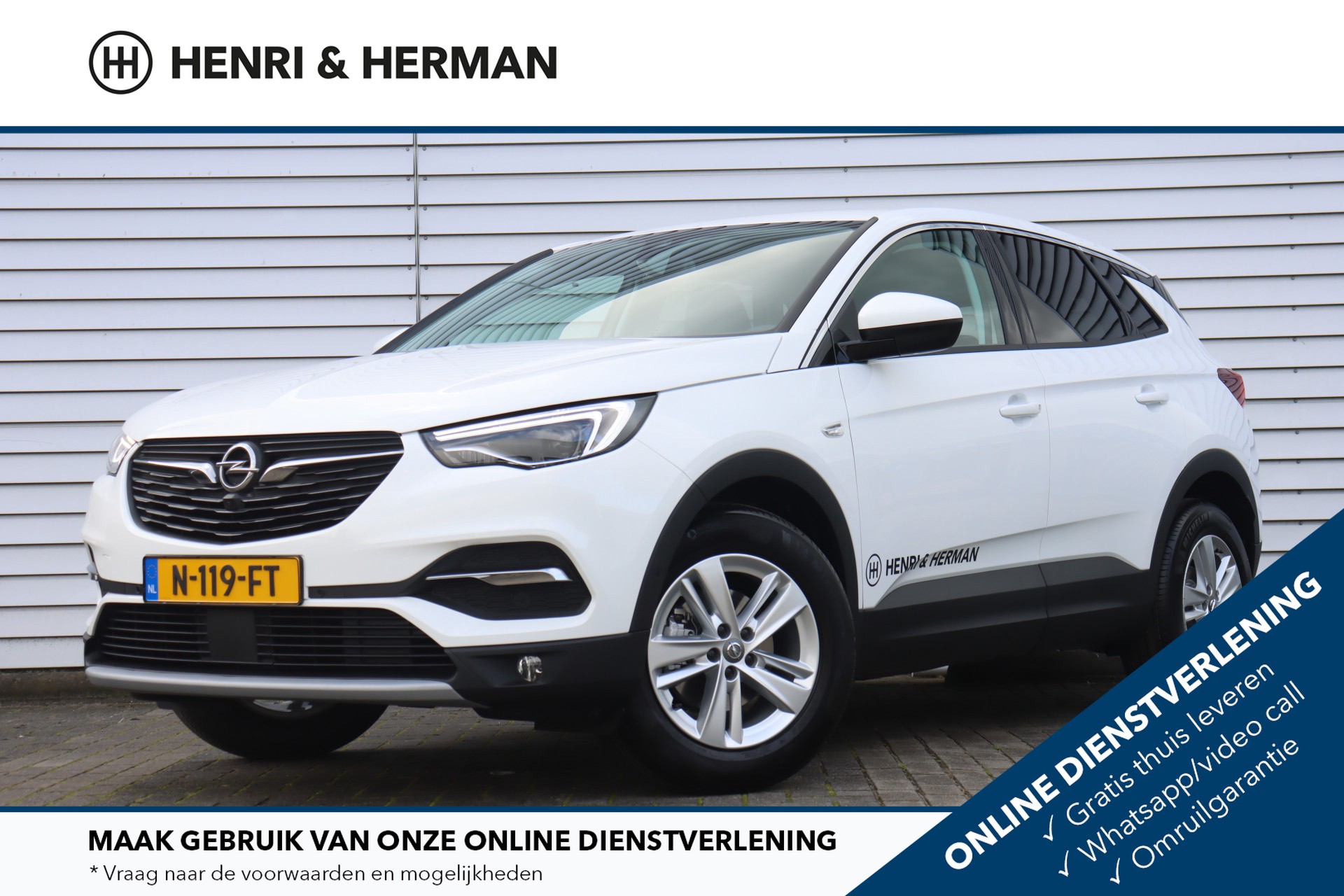 Opel Grandland X 130pk Turbo Elegance (Winterpakket/LED/Camera/P.Glass)