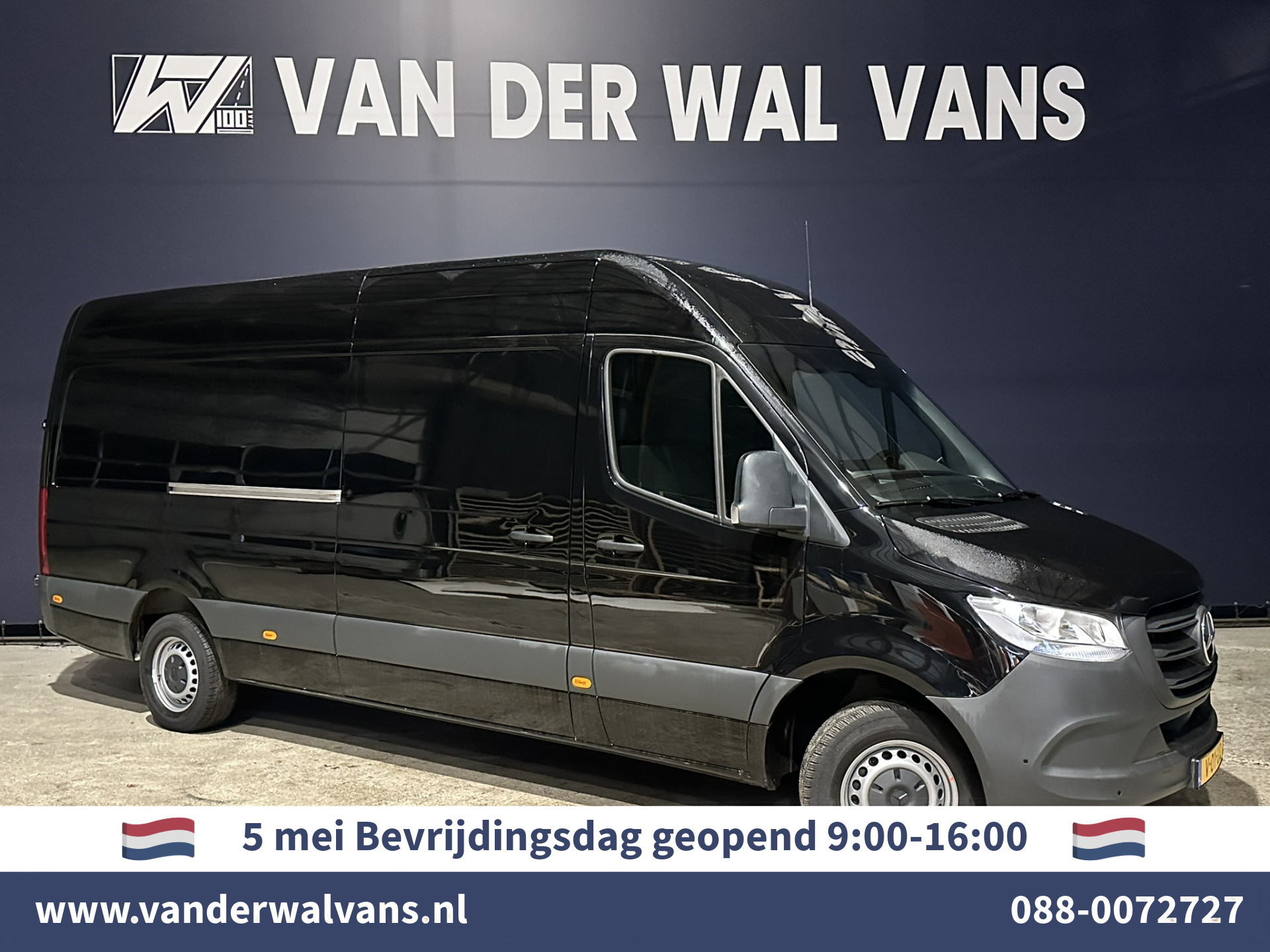 Mercedes-Benz Sprinter 317 CDI 170pk L3H2 Fabrieksgarantie Euro6 Airco | Camera | Apple Carplay Android Auto, Cruisecontrol, Parkeersensoren, Stoelverwarming, Bijrijdersbank