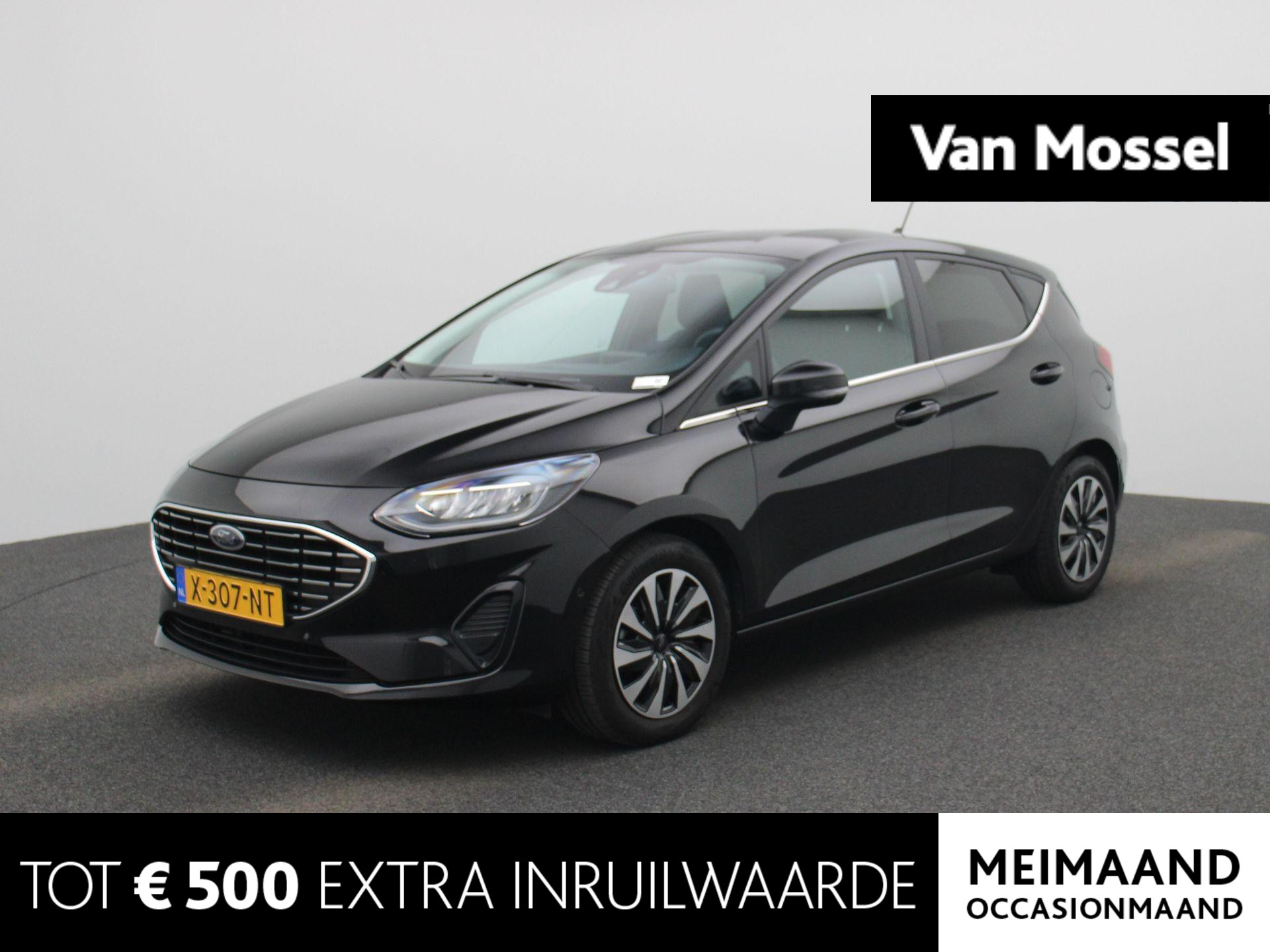 Ford Fiesta 1.0 EcoBoost Hybrid Titanium X Navigatie | Camera | Cruise control | Winterpack | Apple carplay | DAB