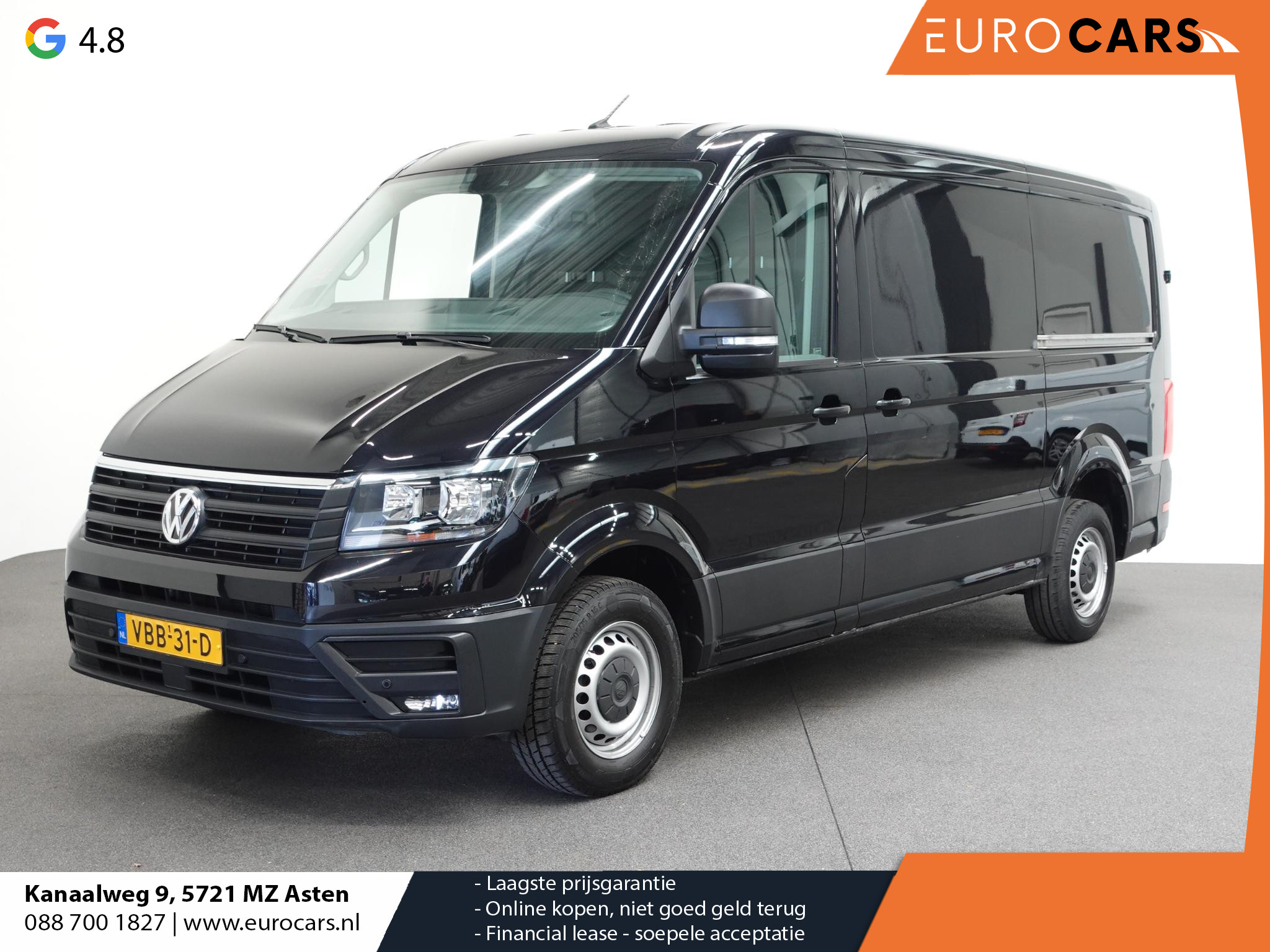 Volkswagen Crafter L3H2 L2H1 Highline 2x Schuifdeur Navigatie Cruisecontrol Airco Parkeersensoren Euro6