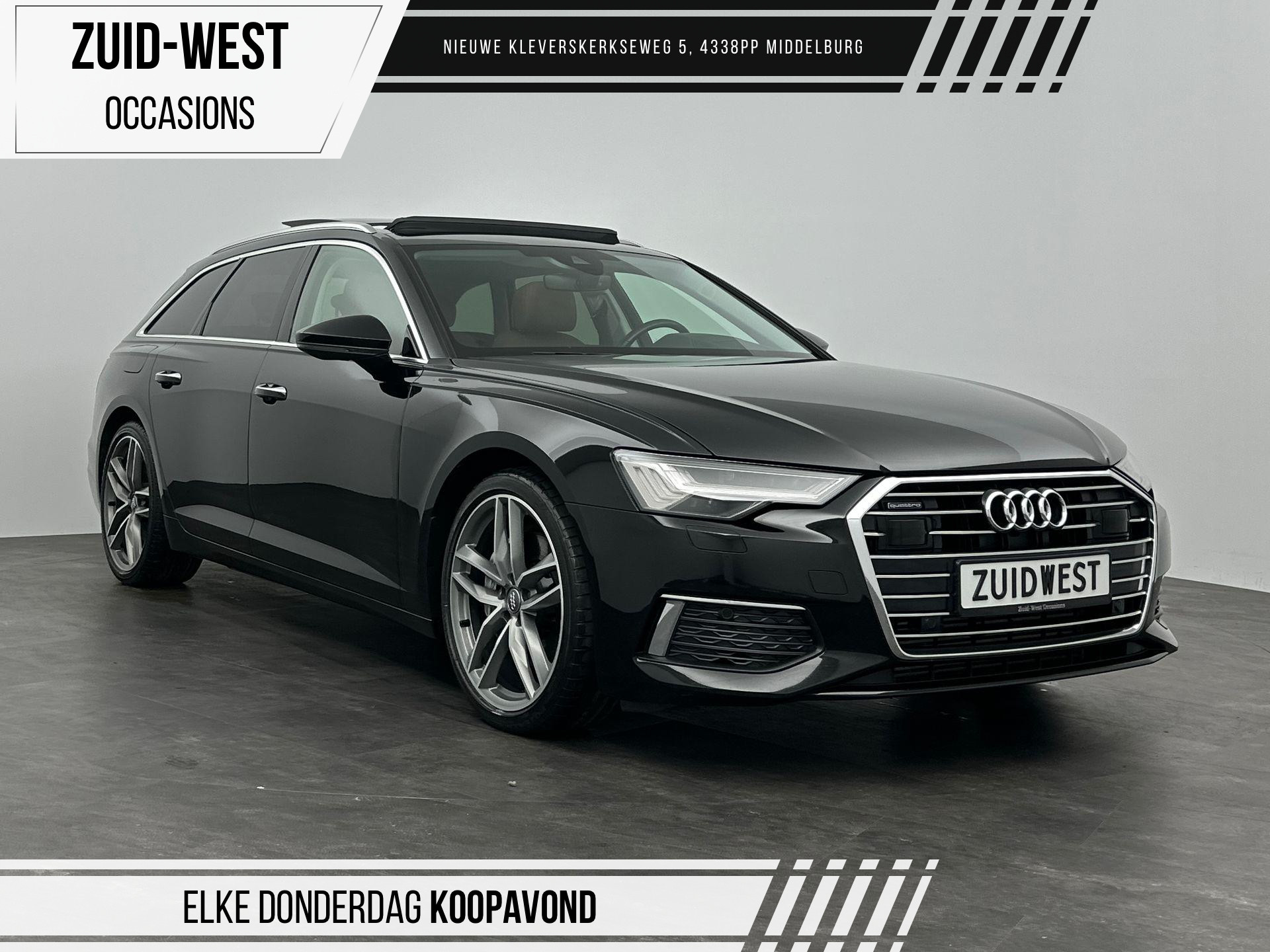 Audi A6 Avant 50 TDI Pro Line Plus Luchtvering ACC Pano Massage B&O