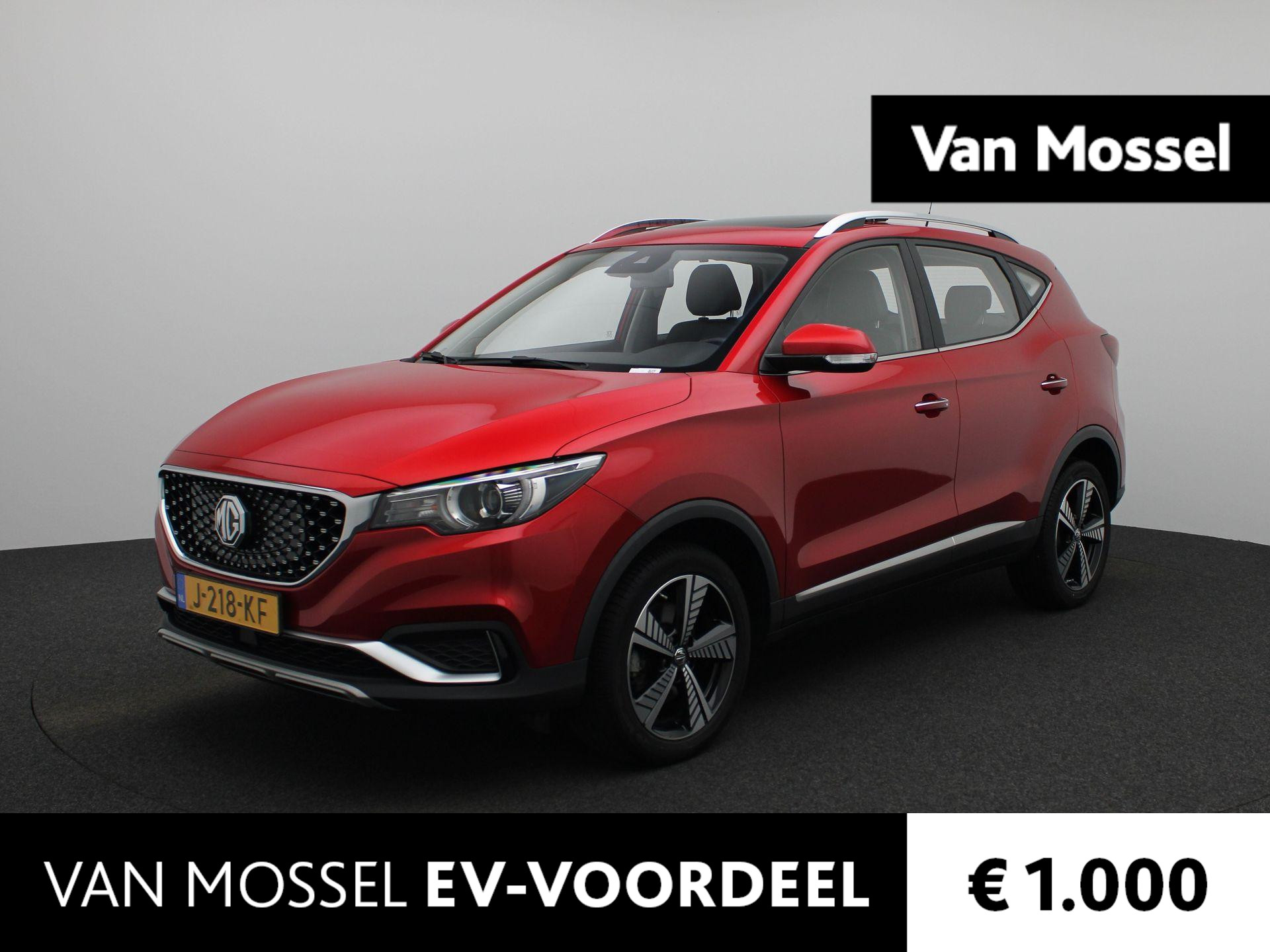 MG ZS-EV Luxury 45 kWh Aut. | Panoramadak | Leder | Navigatie | Airco | Schuifdak | LMV | Camera | DAB | Apple carplay | Stoelverwarming