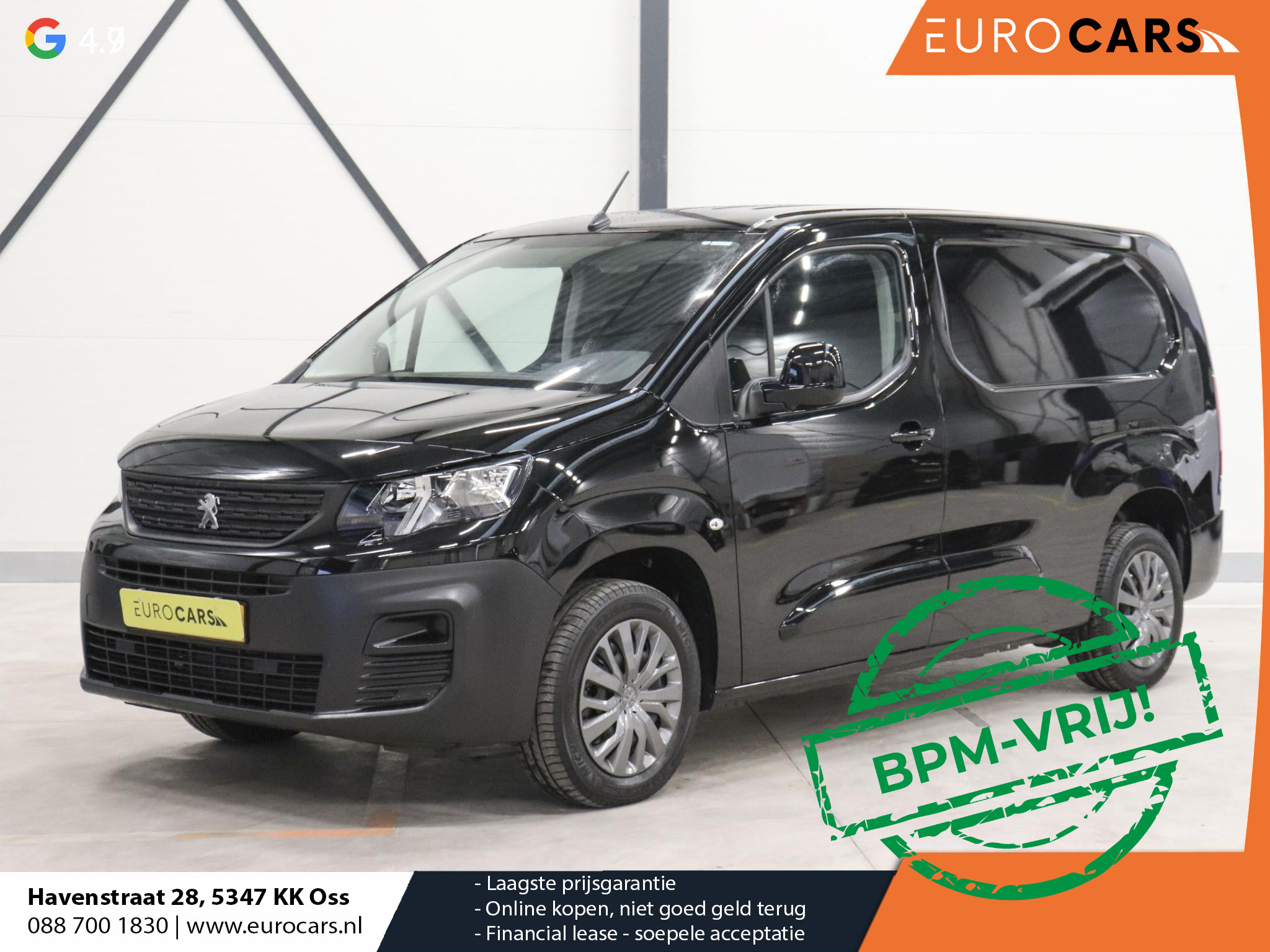 Peugeot Partner 1.5 BlueHDi 100 S&S L2 | Airco | Bluetooth | Parkeer sensoren | Trekhaak