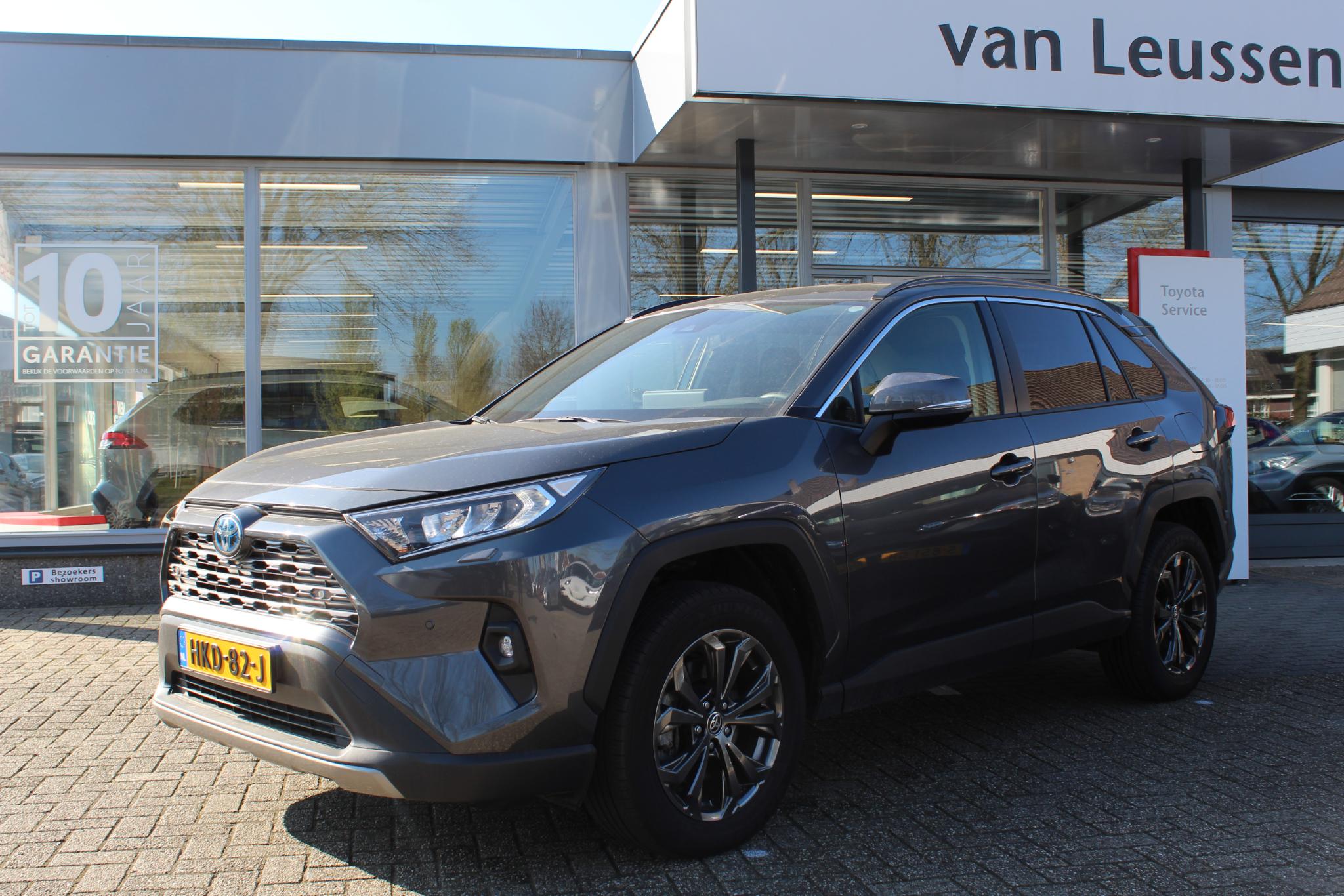 Toyota RAV4 2.5 HYBRID EXECUTIVE LEDER STOEL/STUUR&VOORRUITVERW. LED EL-ACHTERKLEP DRAADLOOS-TEL-LADEN PRIVACY-GLASS