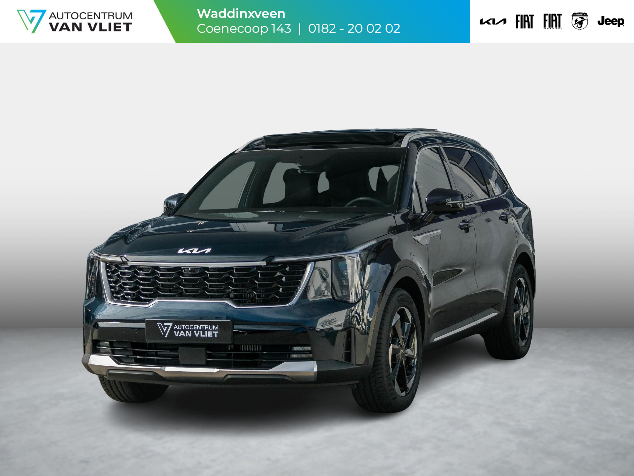 Kia Sorento 1.6 T-GDi Plug-in Hybrid 4WD ExecutiveLine 7p. l Nappa Leder l Schuif / kantel dak l Stoel verwarming en ventilatie l
