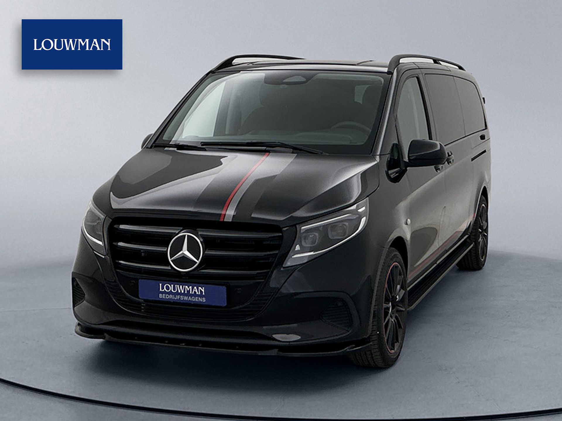 Mercedes-Benz Vito 119 CDI L3 DC *Edition* Leder/alcantara bekleding Dubbel cabine 19"inch AMG Black/Red-Pack Extra Lang Dubbele Schuifdeur Multibeam LED Trekhaak