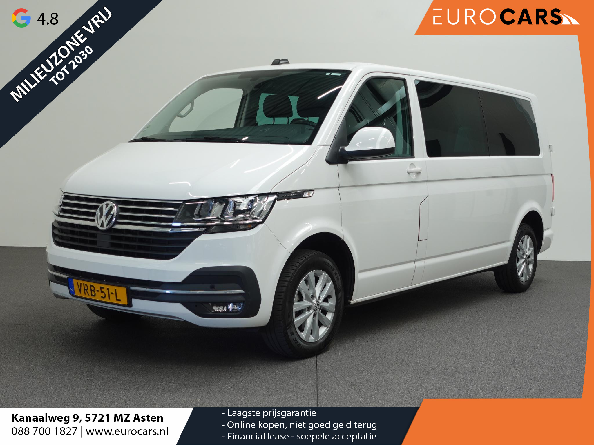 Volkswagen Transporter 150pk Automaat L2 Dubbele cabine Bulli Apple Carplay Cruise control Camera Airco Euro6