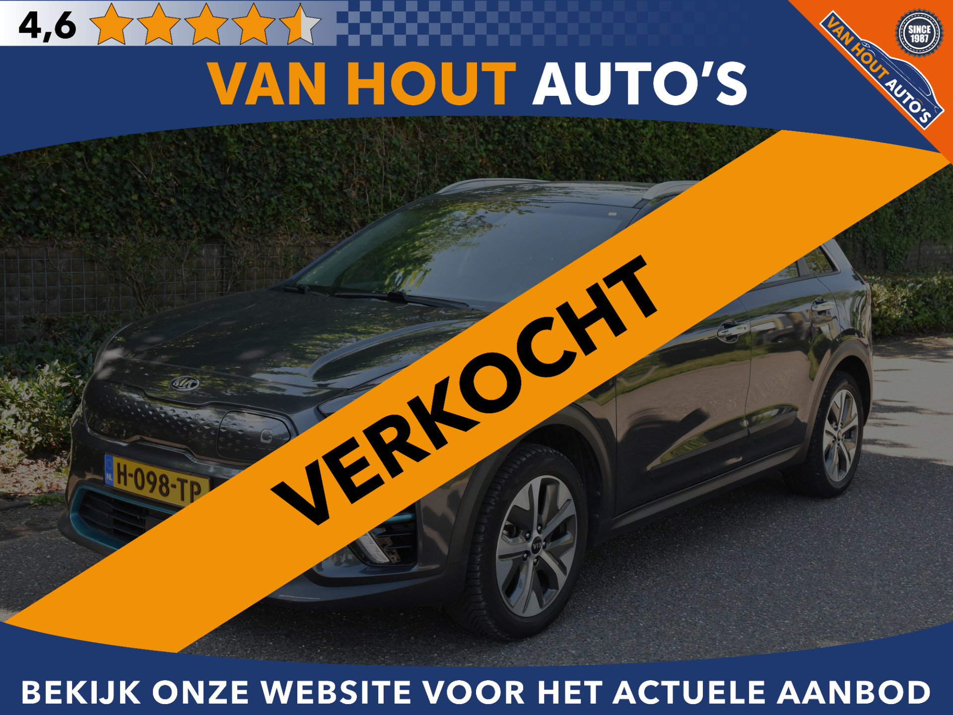 Kia e-Niro ExecutiveLine 64 kWh | LEDER | CAMERA | CARPLAY | VERKOCHT