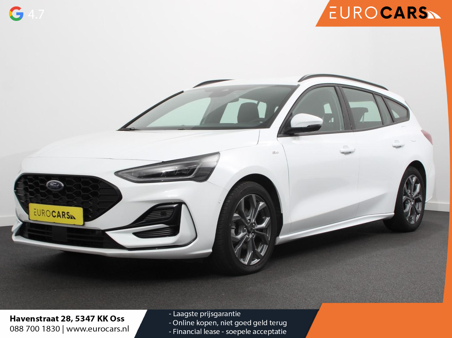Ford Focus Wagon 1.0 125pk Hybrid ST Line Navigatie Climate Control Led Dab Camera Parkeer sensoren Cruise Control Lichtmetalen velgen