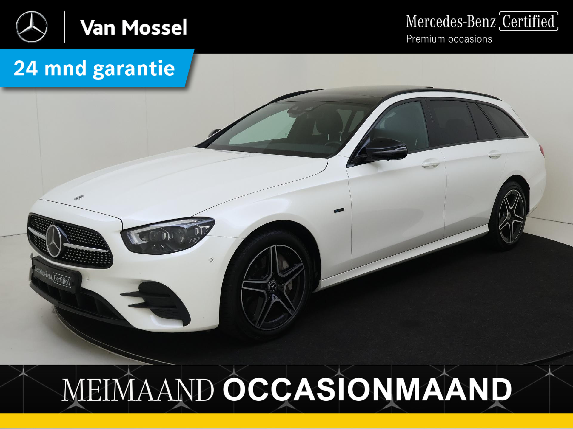 Mercedes-Benz E-Klasse Estate 300 e AMG Line / Stoelverwarming / 360Graden-Camera / Panaroma-schuifdak / Night-Pakket /