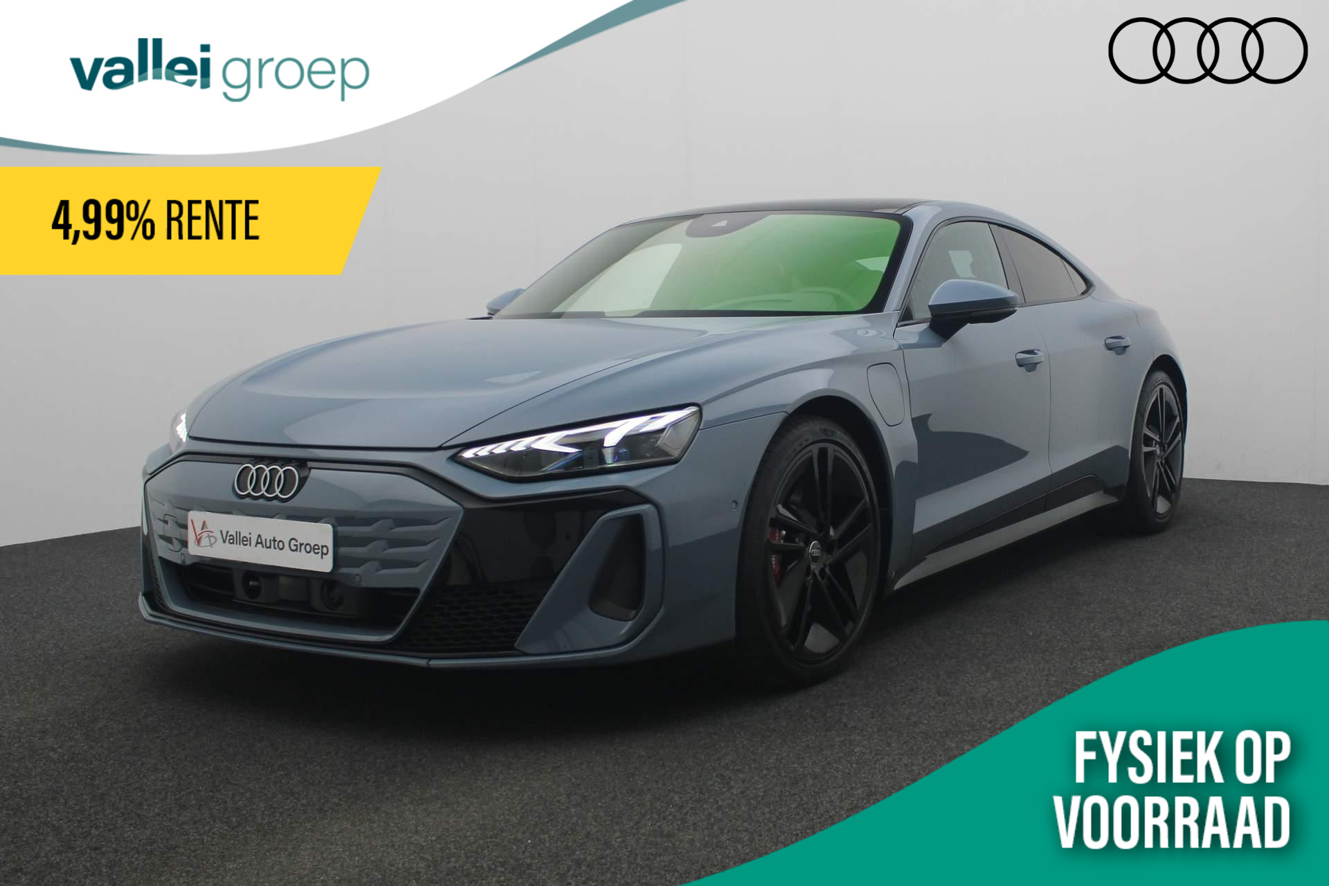 Audi e-tron GT Sportback S 105 kWh 435 kW / 592 pk Quattro | Assistentiepakket plus remote | Glazen panoramadak smart glass | Vierwiel- en sportbesturing