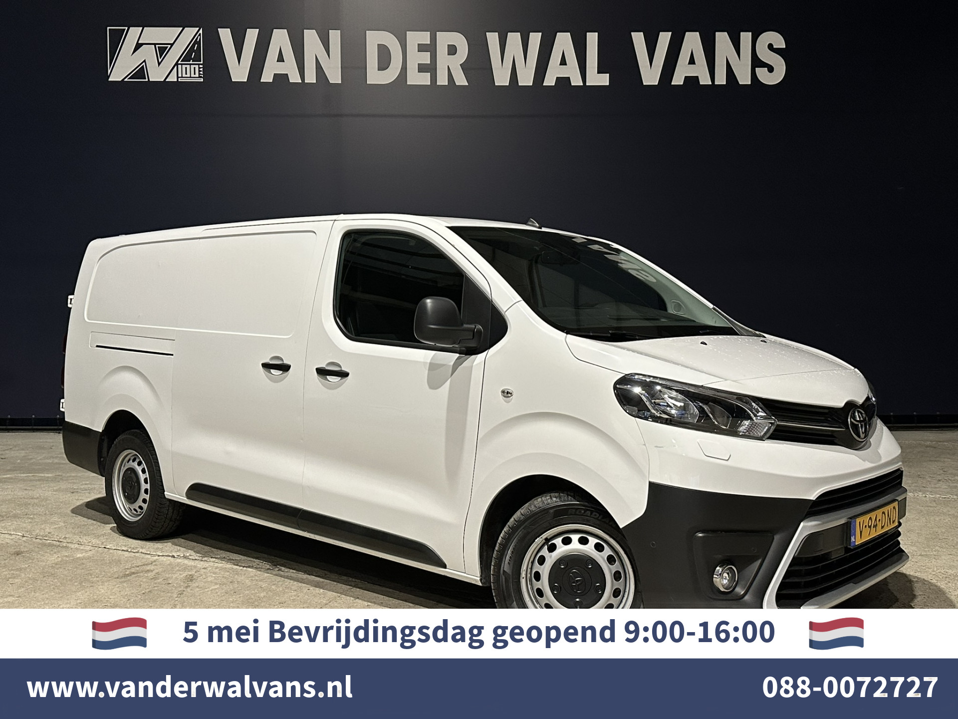 Toyota ProAce 2.0 D-4D 122 pk L3H1 XL Euro6 Airco | Camera | Apple Carplay | Android Auto | Cruisecontrol Parkeersensoren, Bijrijdersbank
