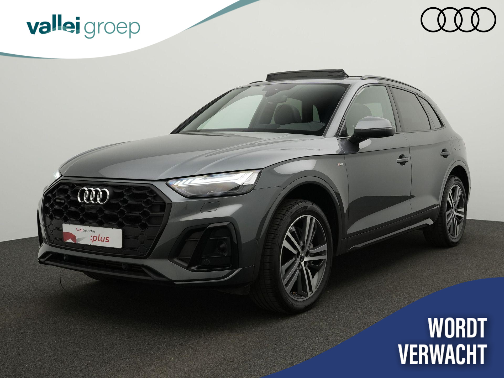 Audi Q5 50 TFSI e 299 pk S-tronic S edition Competition / S-Line | Panoramadak | Elektr. massagestoelen | Matrix LED | Rondomzicht camera | Stuur-/stoelverwarming