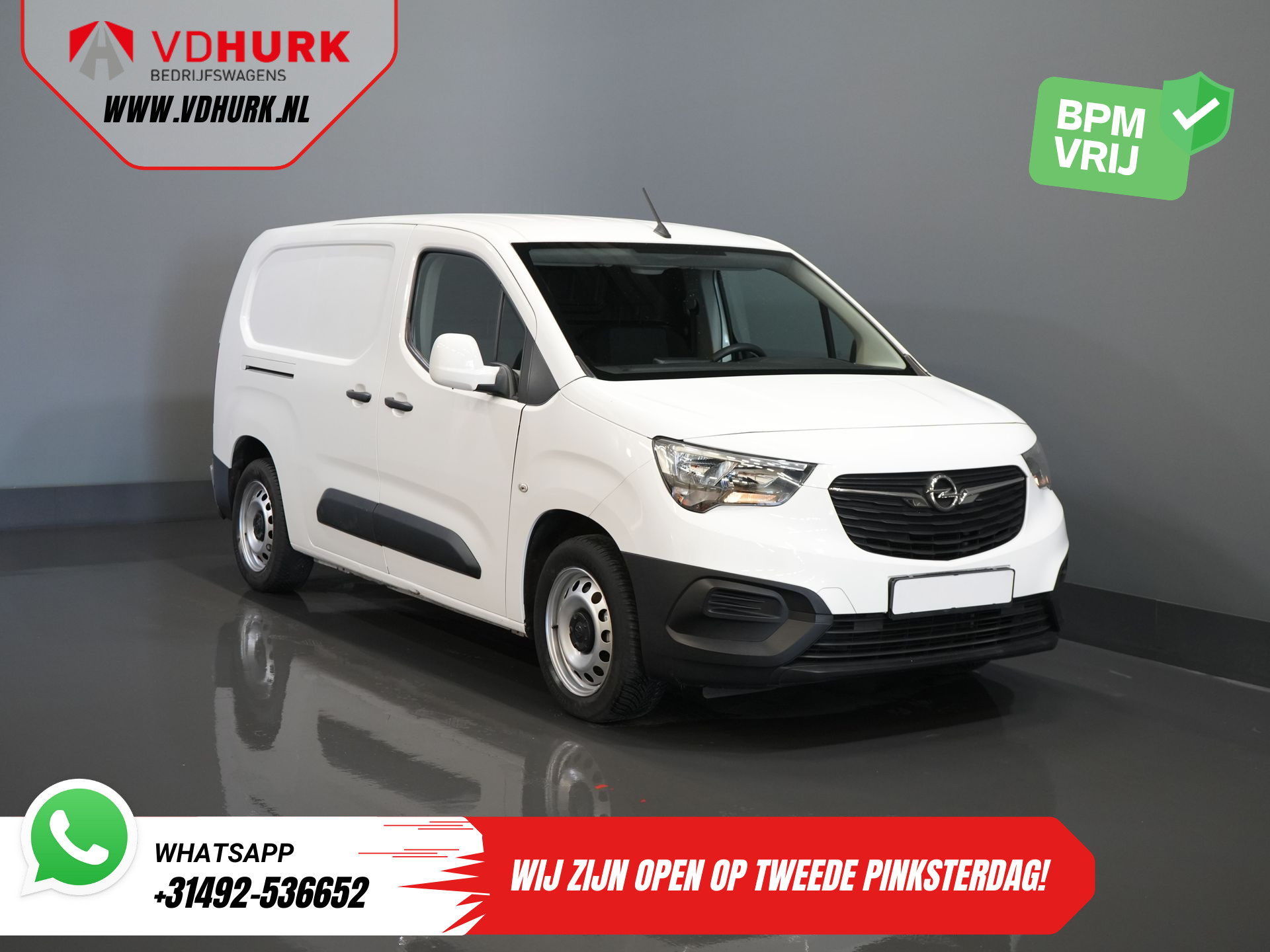 Opel Combo 1.6D 100 pk L2 BPM VRIJ! SCHADE VOERTUIG 2x Schuifdeur/ PDC/ Cruise/ Inrichting/ Airco