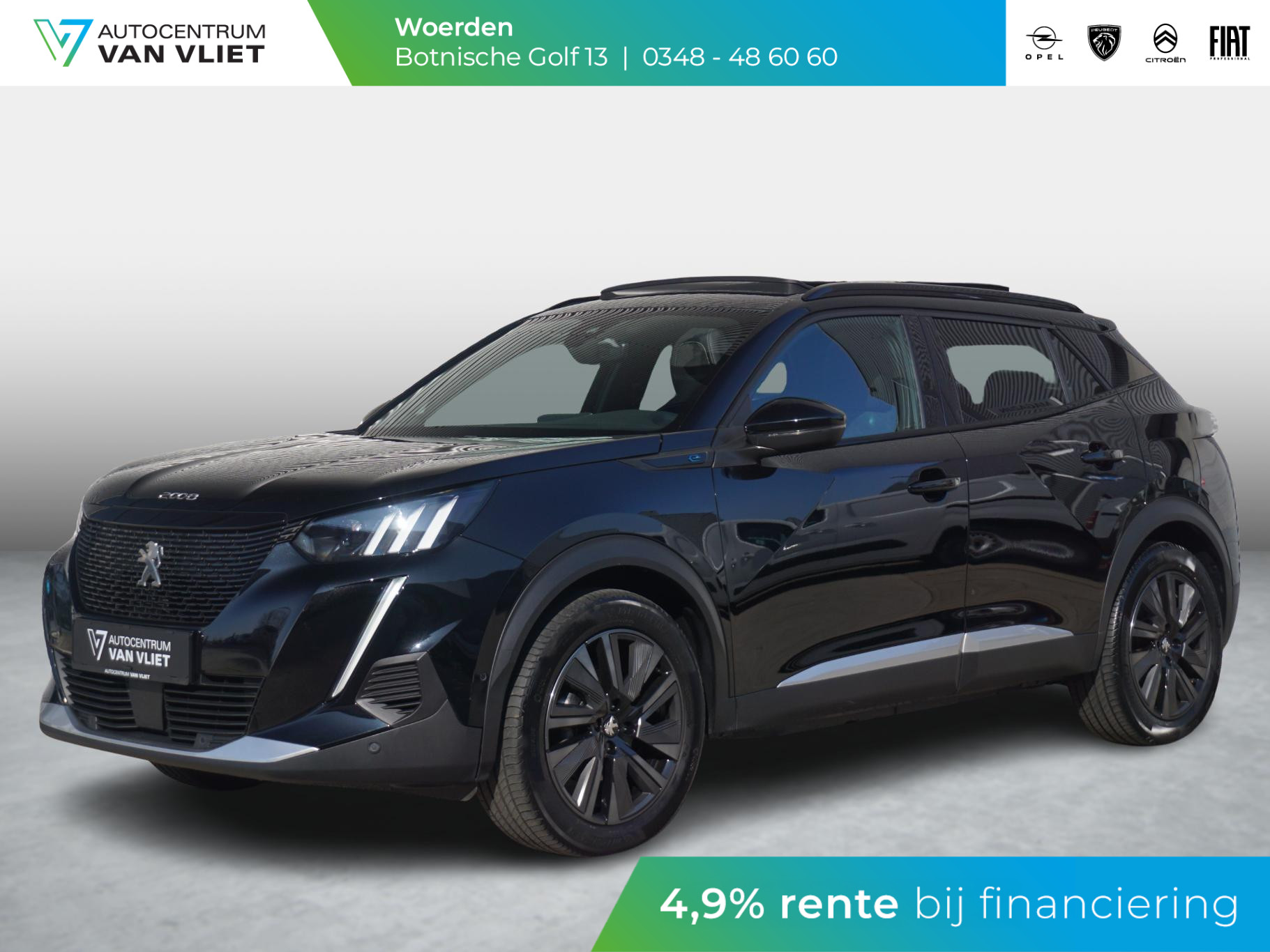 Peugeot e-2008 EV GT 50 kWh Leder Alcantara | Panoramadak