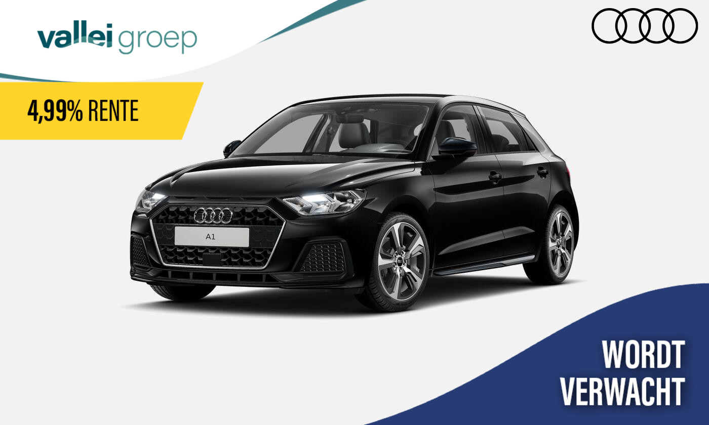 Audi A1 Sportback 25 TFSI 95 PK Advanced edition | Mythoszwart metallic | 17 inch | Parkeerhulp achter |
