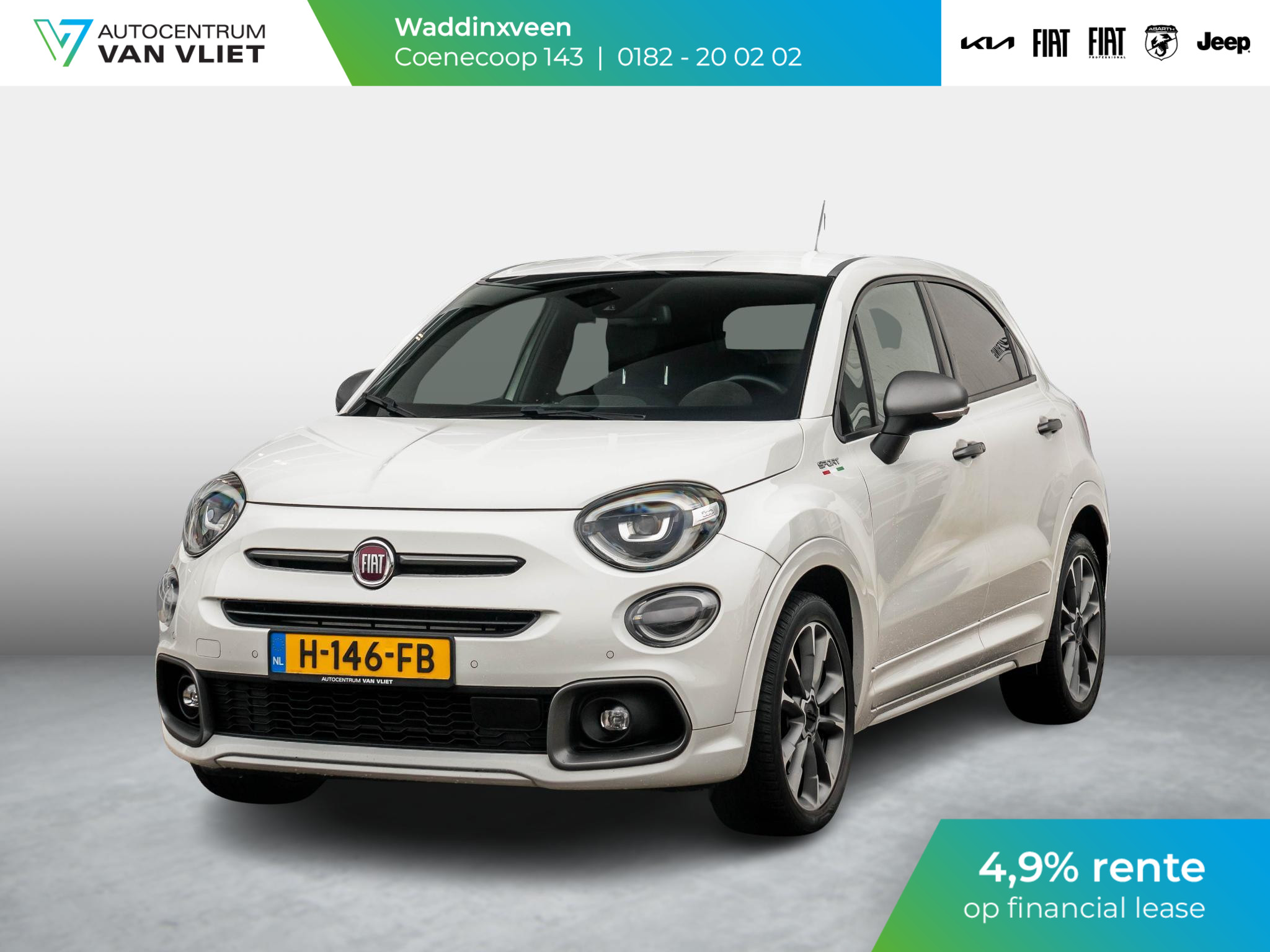 Fiat 500X 1.3 GSE Sport | Automaat | Navi | Camera | Clima | PDC | Apple Carplay | Trekhaak