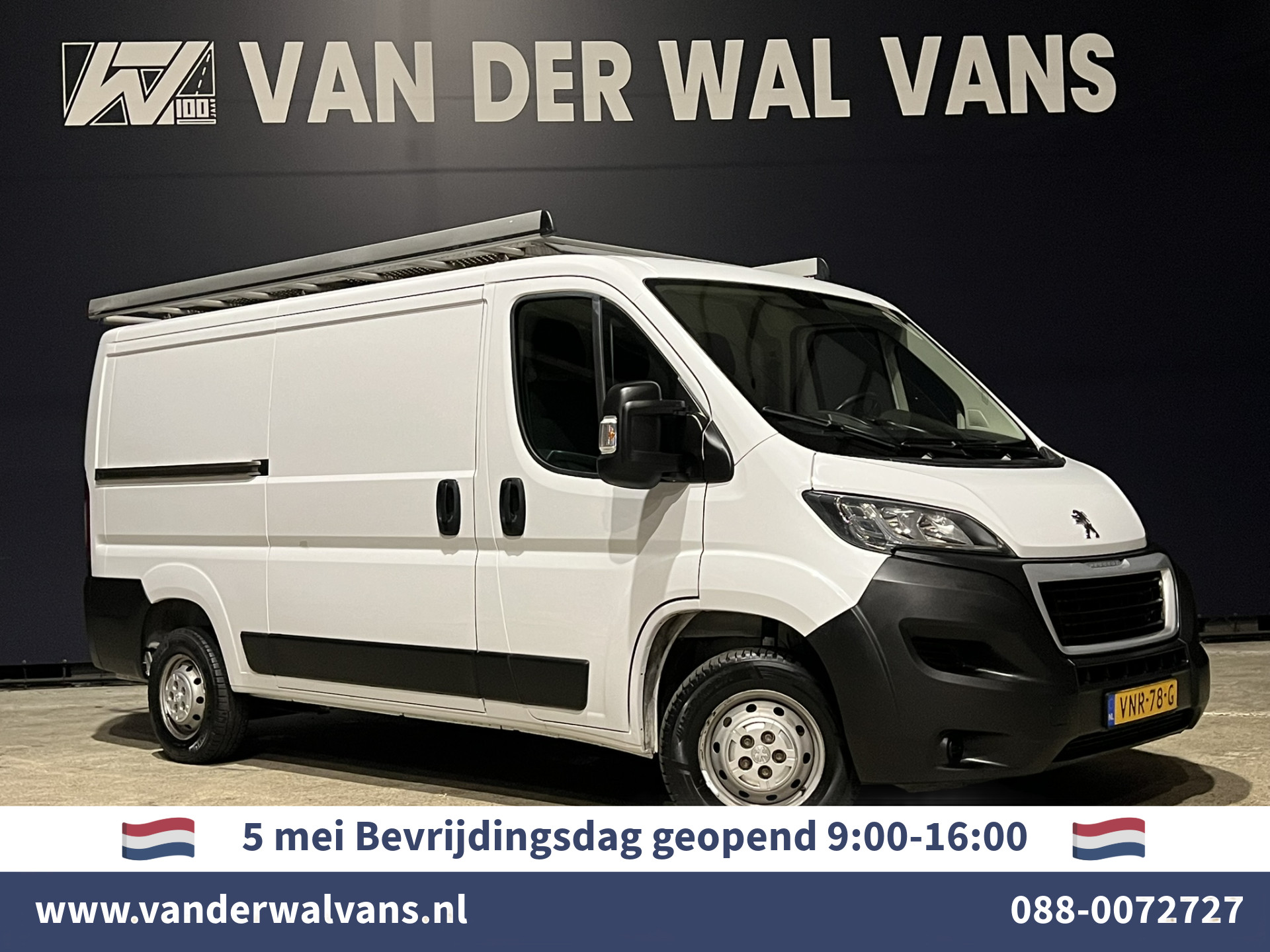 Peugeot Boxer 2.2 BlueHDi 141pk L2H1 Euro6 Airco | Navigatie | Camera | Cruisecontrol | imperiaal, 2500kg trekhaak, parkeersensoren, bijrijdersbank, trap