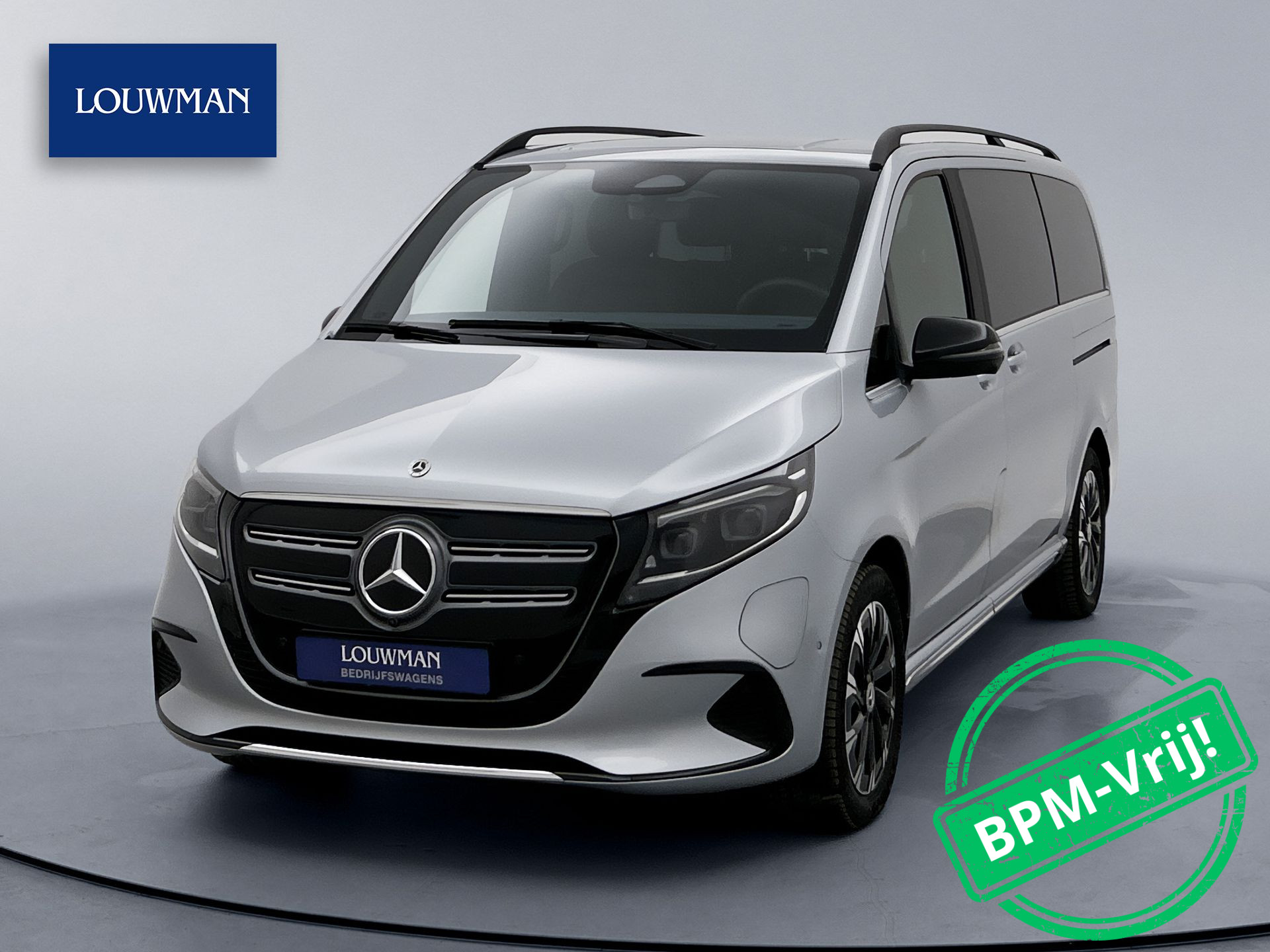 Mercedes-Benz EQV 300 L2 90kWh Nieuw model Burmester Memory 7-zits Leder Elec. schuifdeuren Climate control Distronic