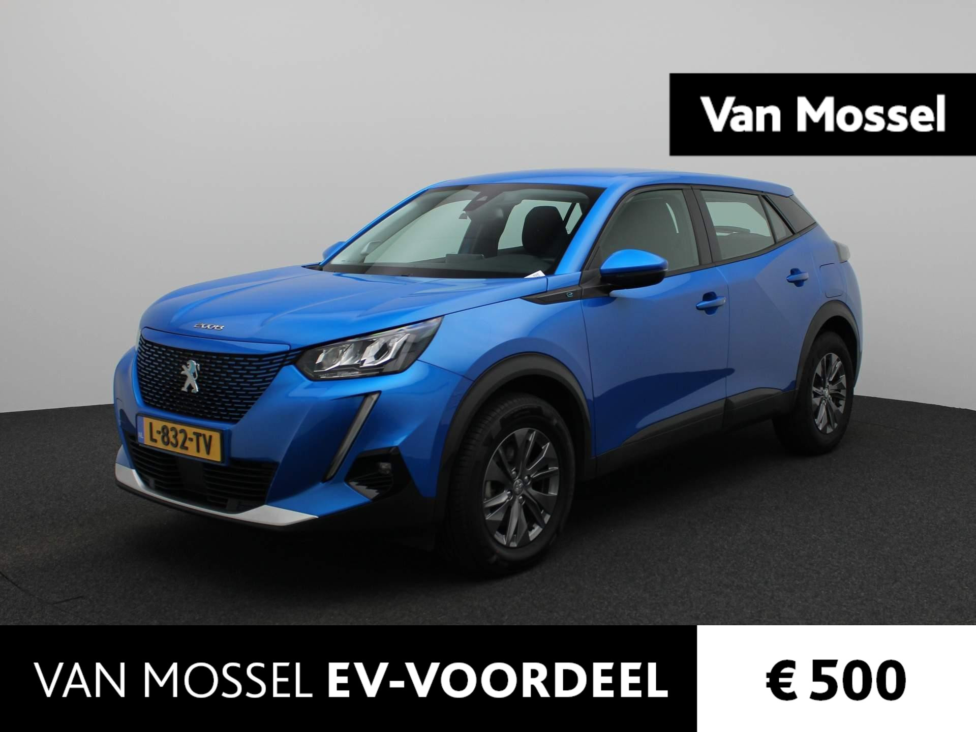 Peugeot e-2008 EV Blue Lease Active 50 kWh | Automaat | Navigatie | Climate control | Parkeer sensoren | LMV | LED | Camera | DAB | Apple carplay | lage km stand