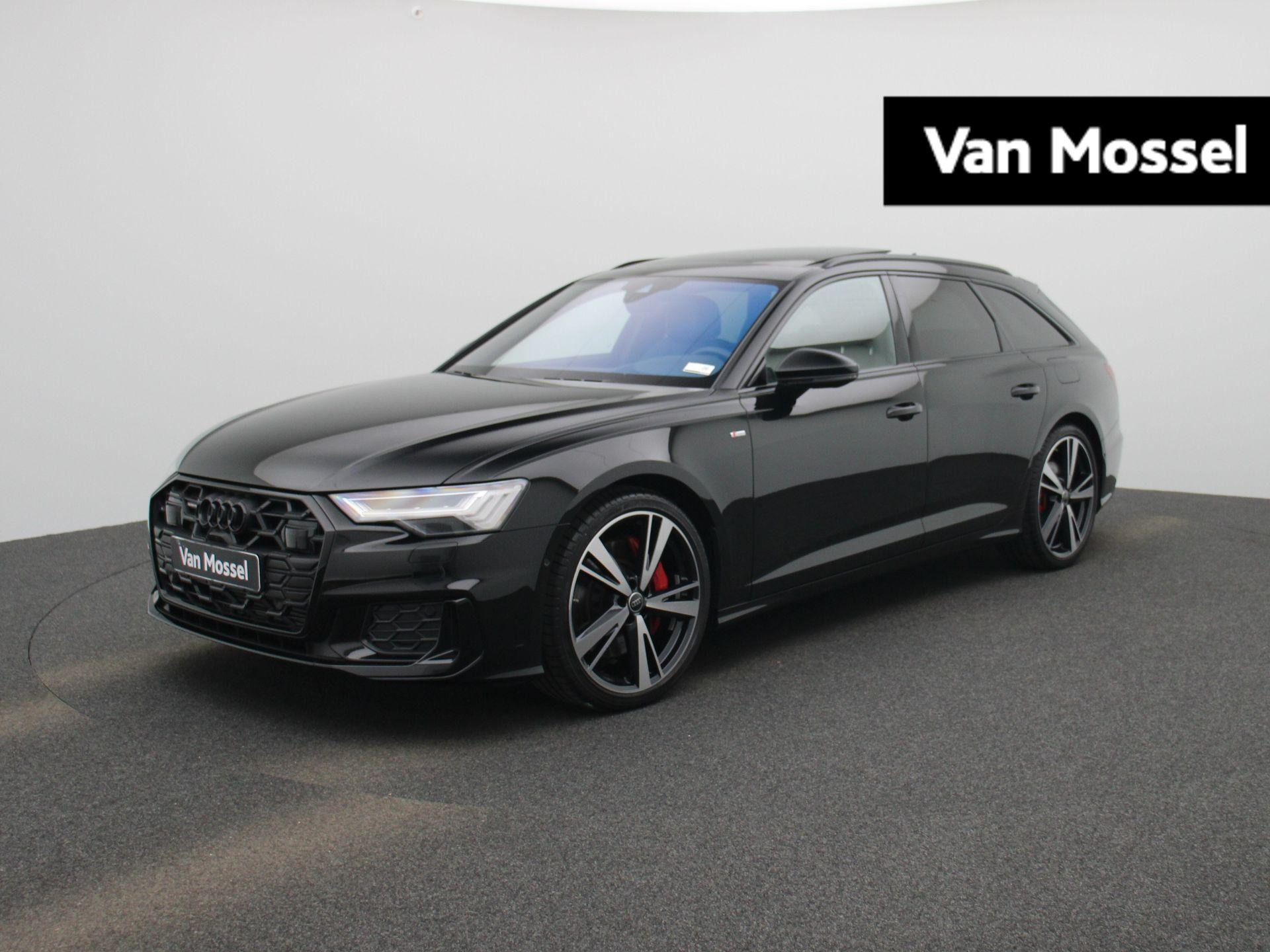 Audi A6 Avant 55 TFSI e quattro S edition Competition 367 PK | S-line | Automaat | Navigatie | 360 Camera | Panoramadak | Adaptive Cruise Control | Trekhaak | Bang & Olufsen Premium 3D | Stoelverwarming | Virtual Cockpit | LED Matrix | Lichtmetalen velgen | Privacy glass |