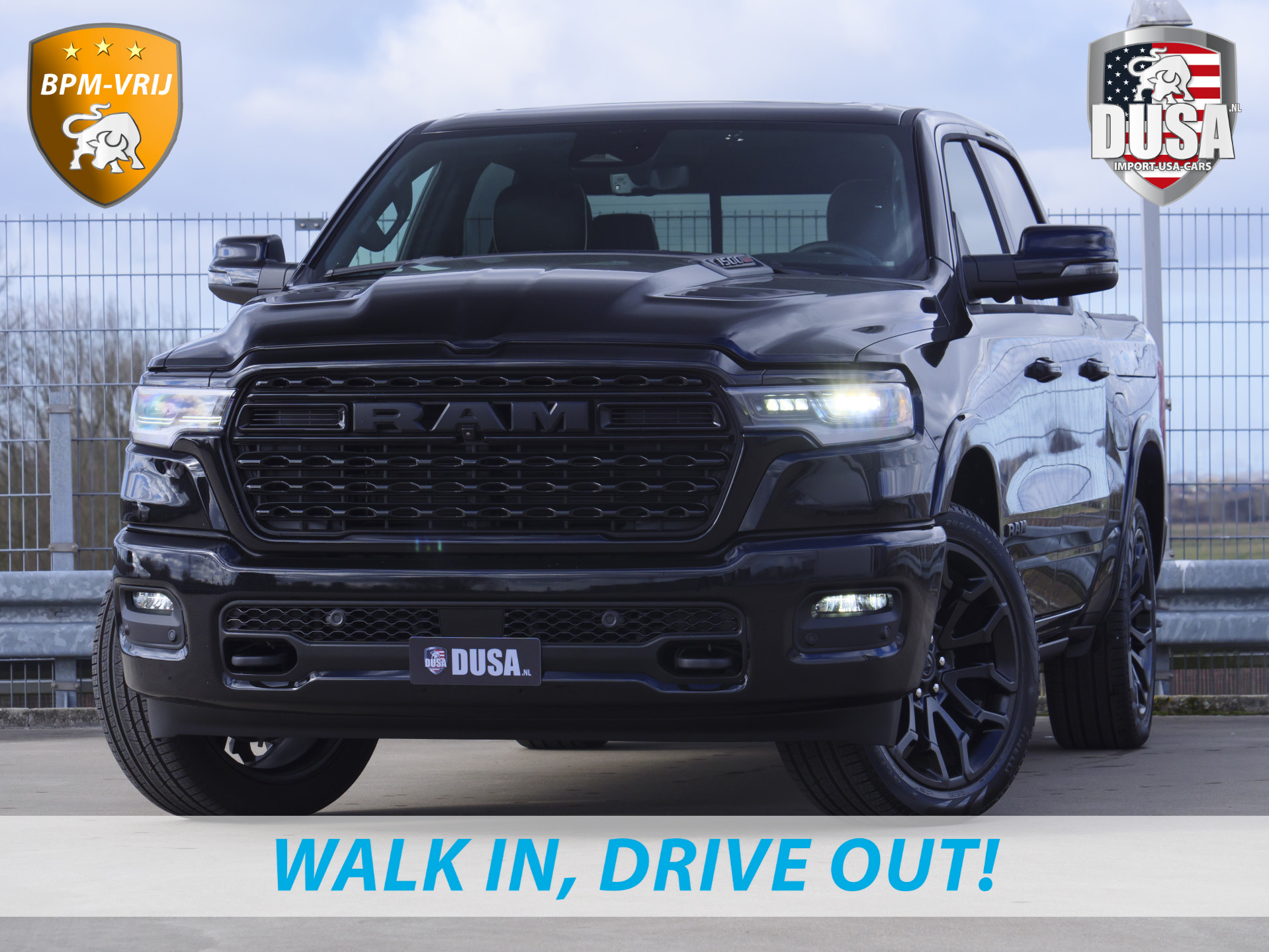 Dodge Ram 1500 | Limited | Night | 3.0L Twin-Turbo I6 | High Output | BPM-VRIJ | Passenger Display | 14,4 Touch Screen |  LPG | RAMBOX Getoonde accessoires zijn verkrijgbaar tegen meerprijs