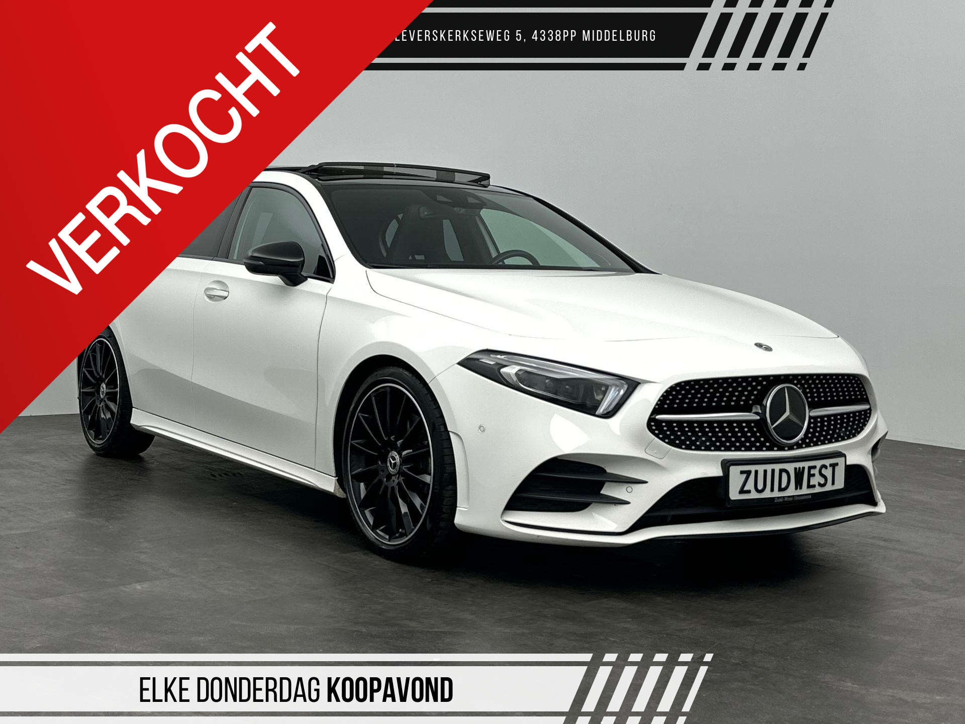 Mercedes-Benz A-Klasse 220 4MATIC AMG Pano ACC Sfeer Memory