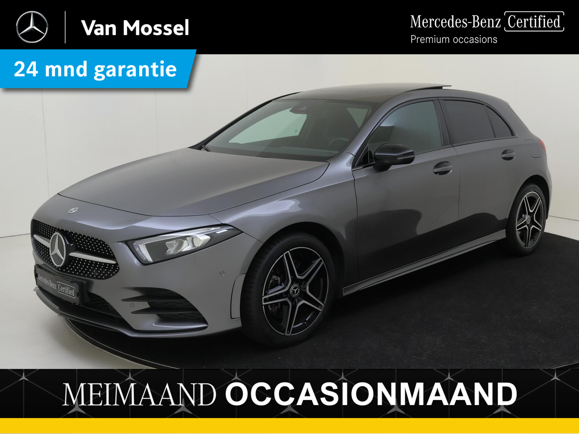 Mercedes-Benz A-Klasse 250 e Business Solution AMG Limited / Panoramadak / Nightpakket / Sfeerverlichting / Parkeercamera / Stoelverwarming /