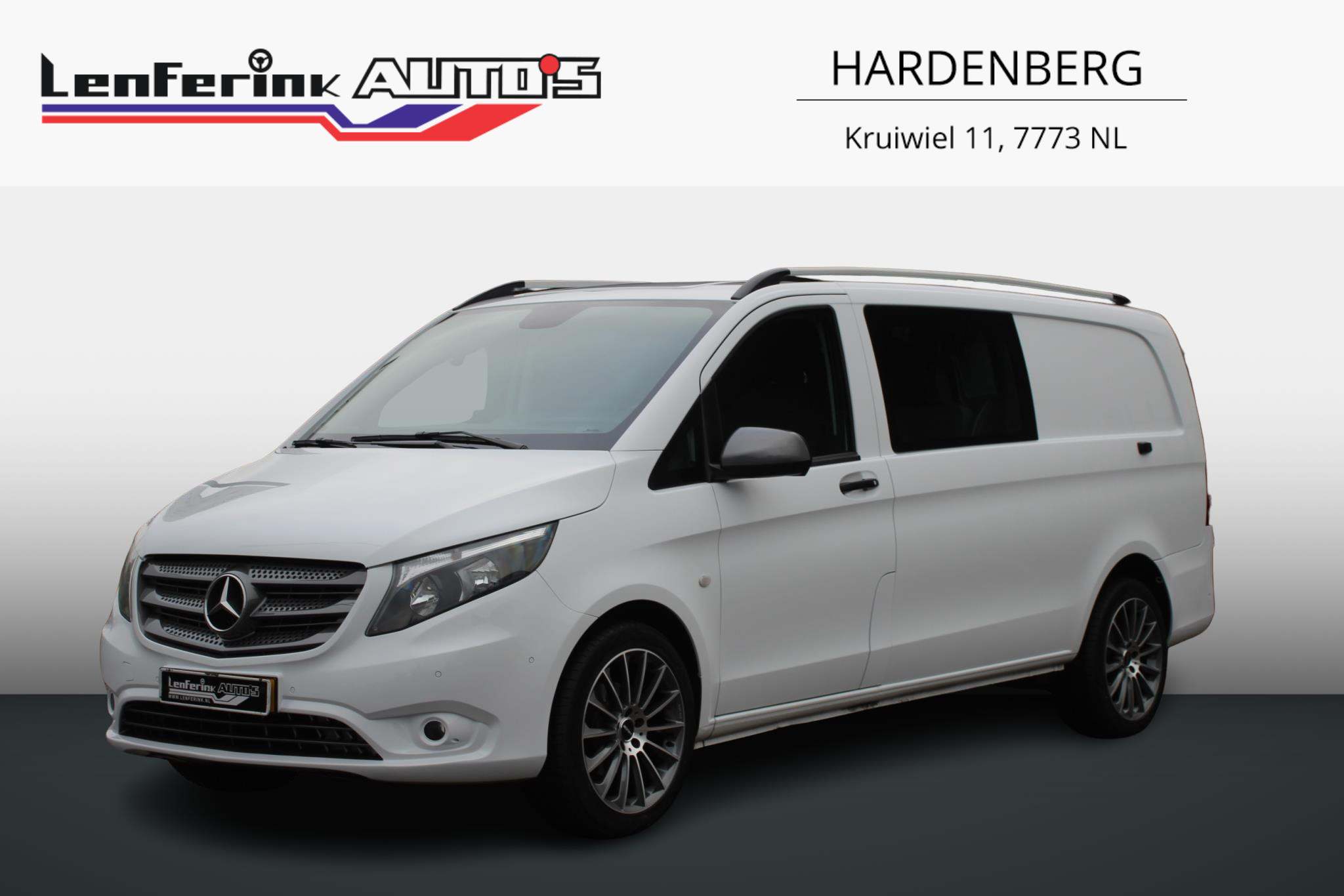 Mercedes-Benz Vito 116 CDI 163 pk Dubbel Cabine XL Navi, 19" LMV Camera,  PDC V+A, 6-Zits, Silver Edition