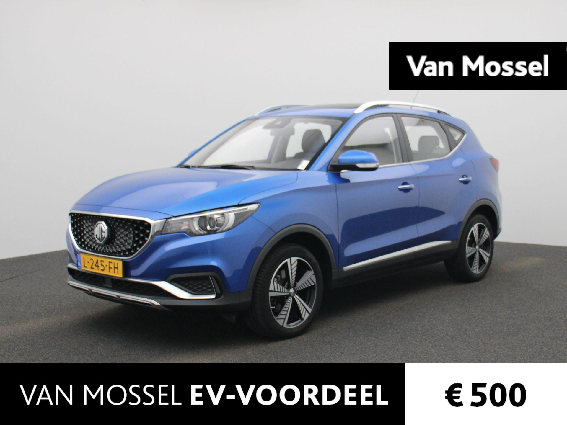 MG ZS-EV Luxury 45 kWh | WLTP 263 KM | Afneembare Trekhaak | Panorama/Schuif-Kantel Dak | Cam | LMV | ACC | Airco | Navigatie | DAB | BTW AUTO |