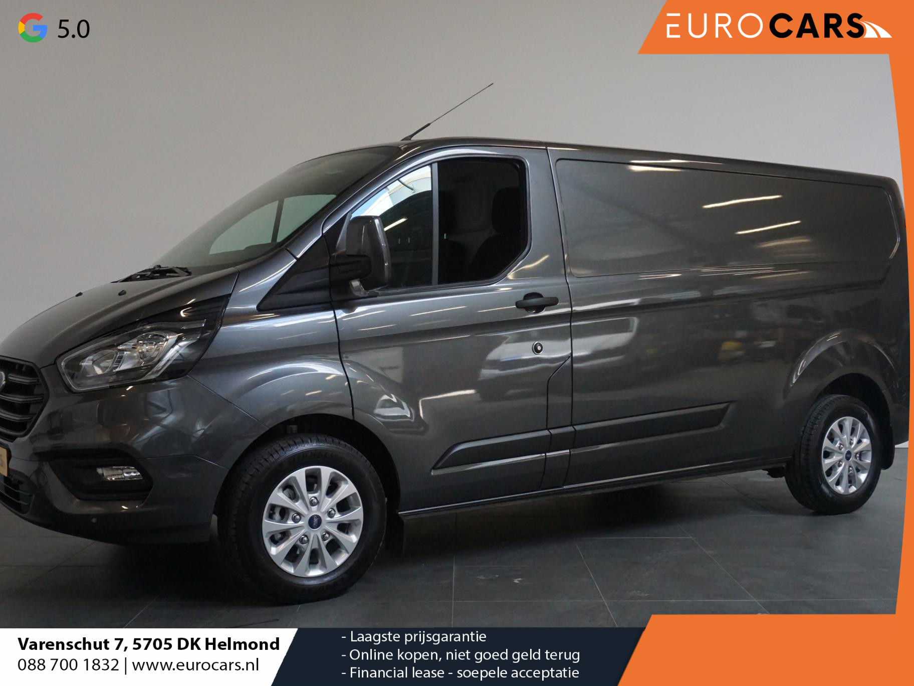 Ford Transit Custom 300 2.0 TDCI L2H1 Trend Automaat Navigatie Camera Trekhaak Cruise control Apple Carplay/Android Auto Airco